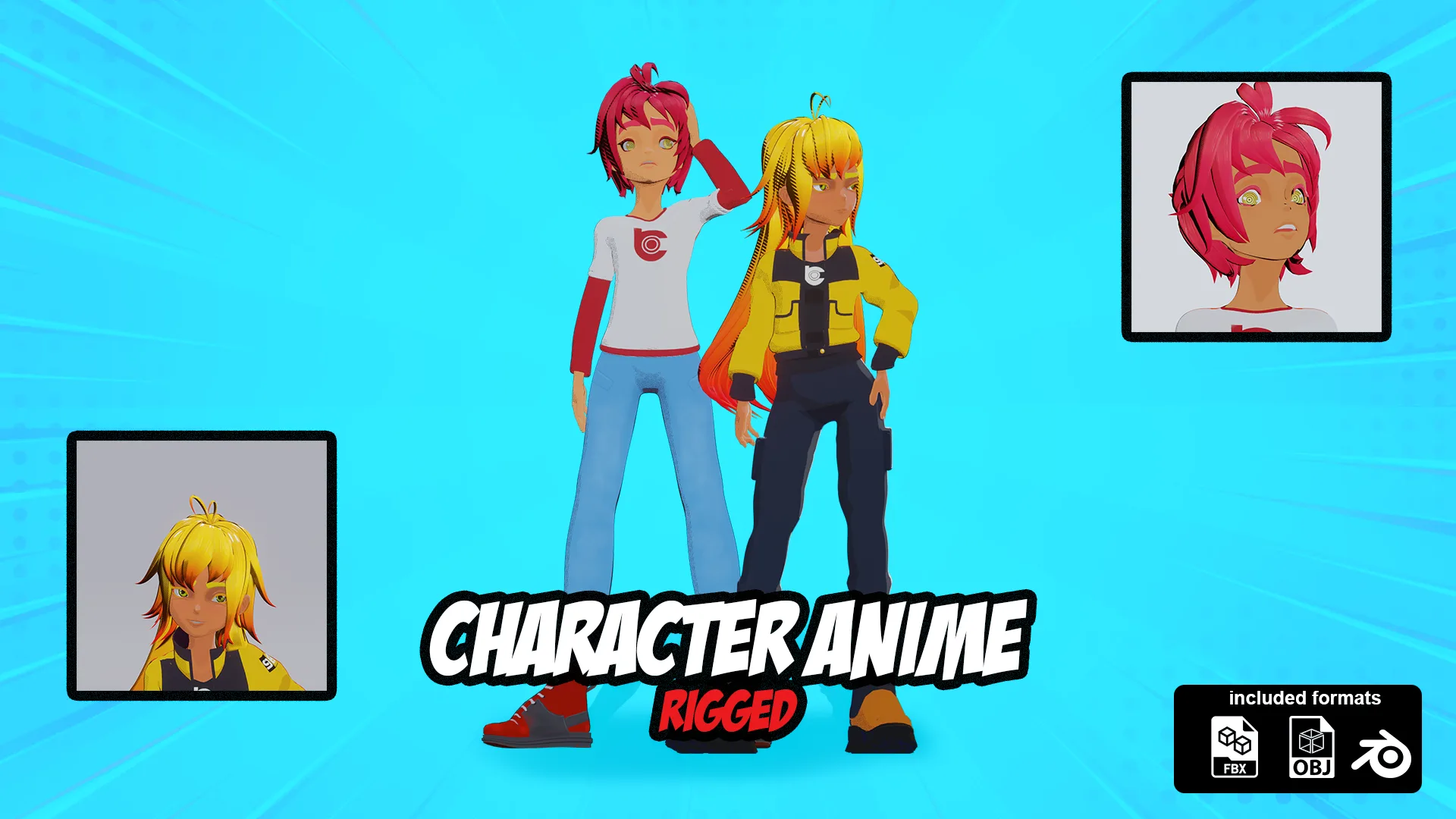 Anime character - pack