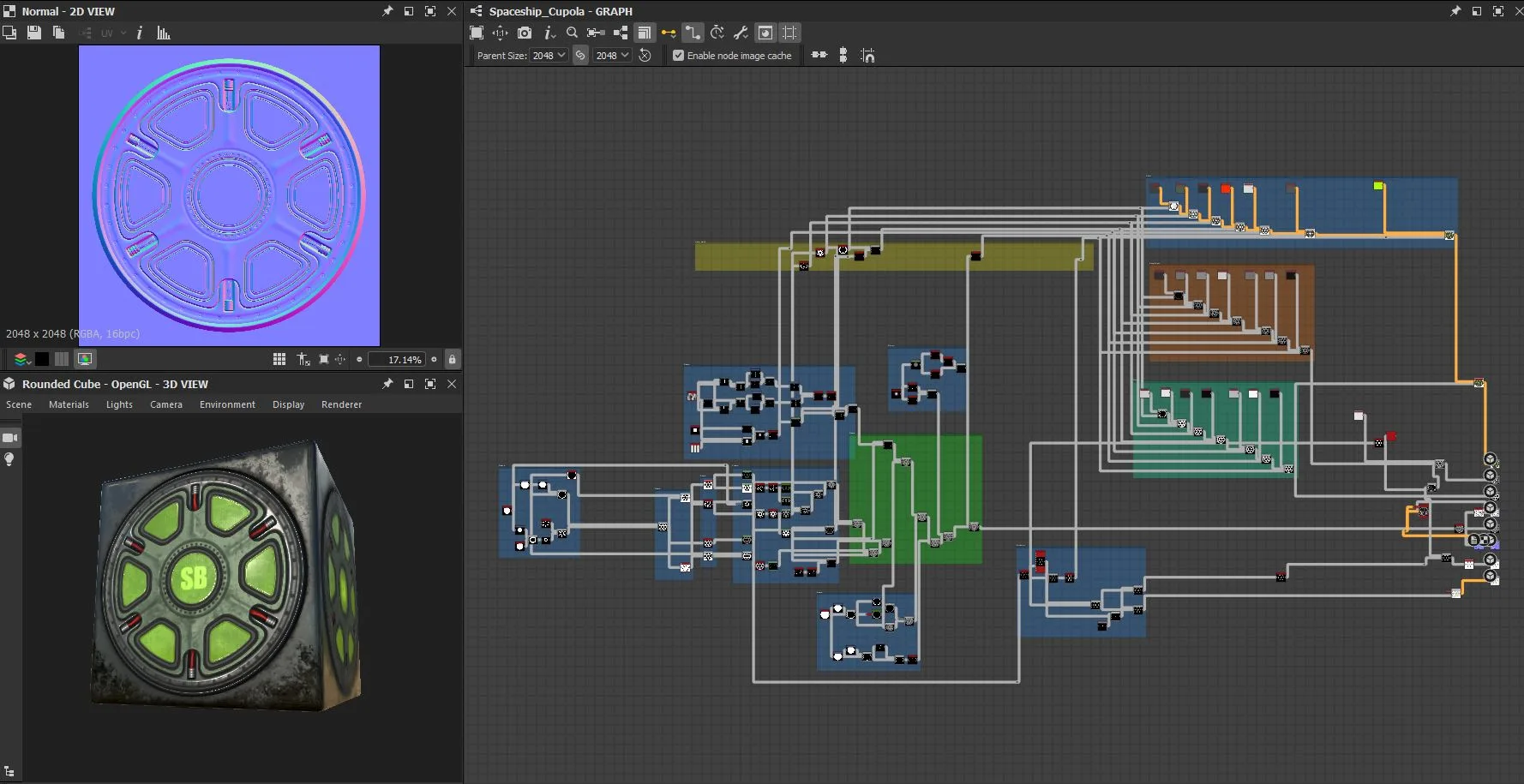 Tutorial | Creating Spaceship Cupola in Substance Designer