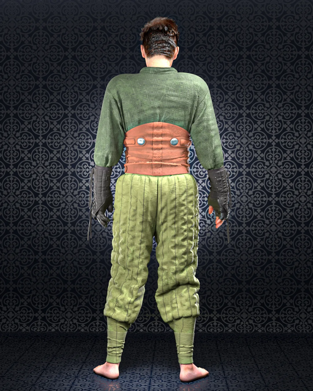 Medieval No.1 (Marvelous Designer & Clo3d & FBX & OBJ & Texture)