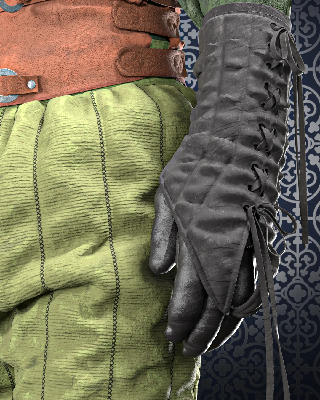 Medieval No.1 (Marvelous Designer & Clo3d & FBX & OBJ & Texture)