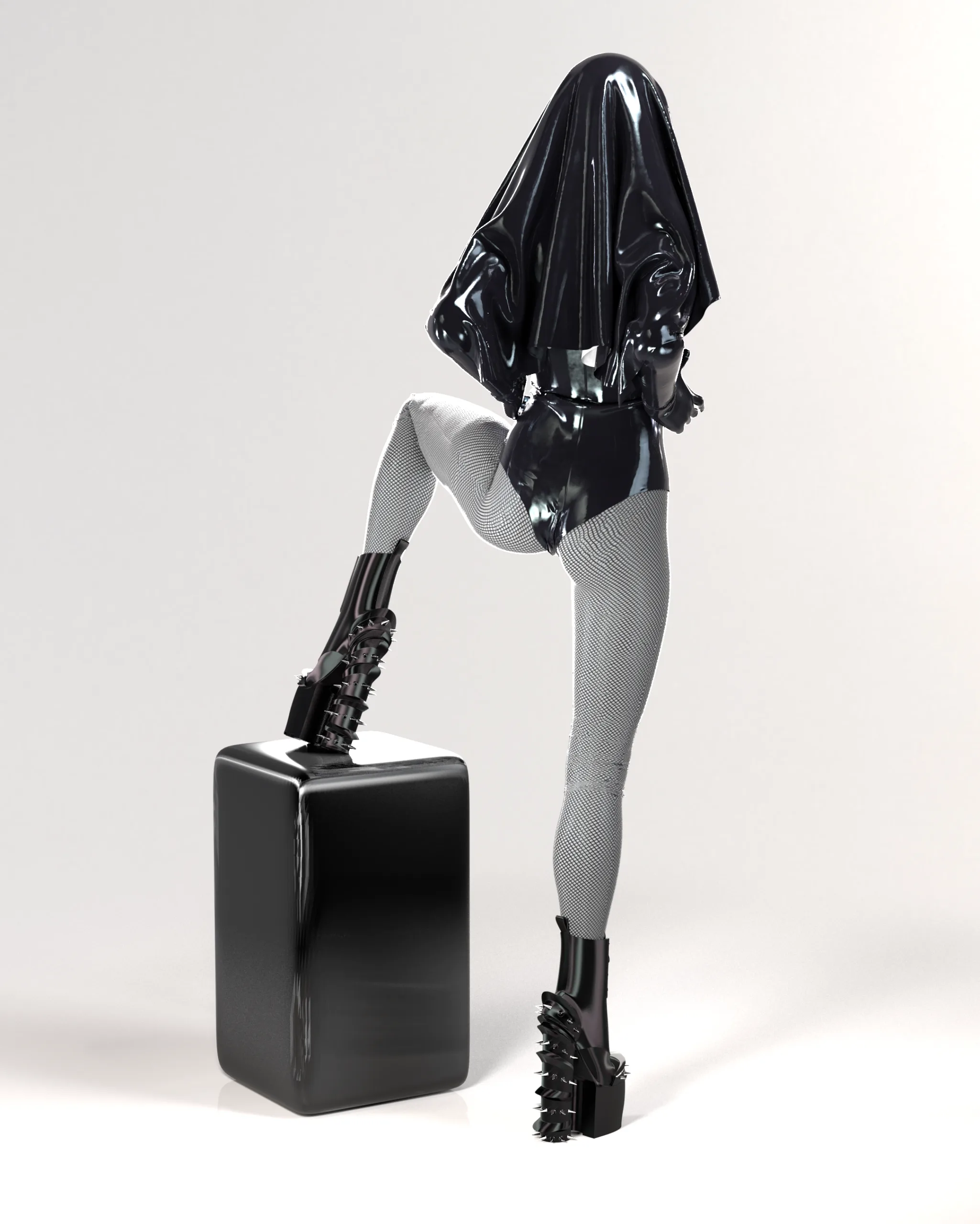 10 Realistic latex costumes (Marvelous Designer + Clo3d + OBJ + FBX + Texture)