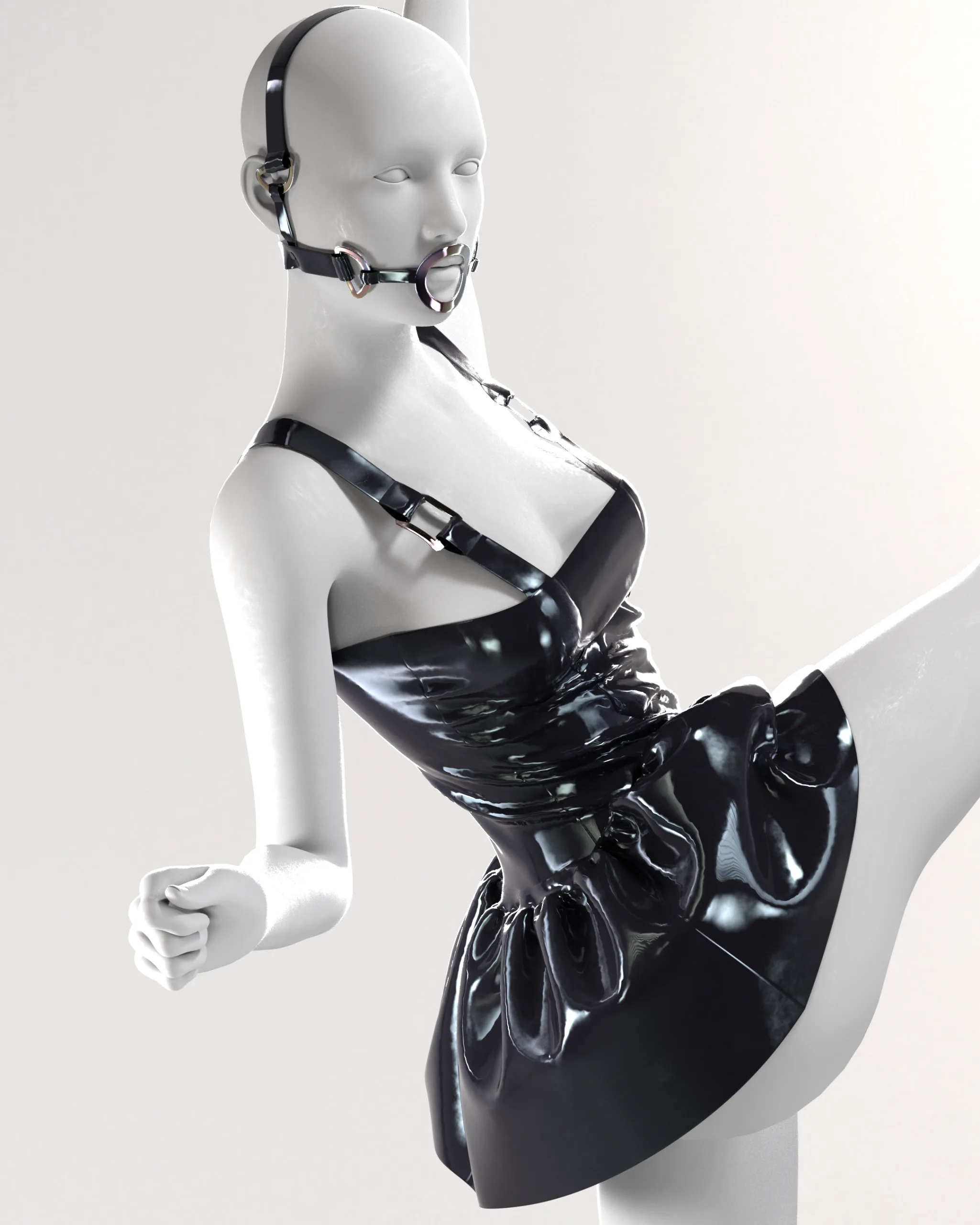 10 Realistic latex costumes (Marvelous Designer + Clo3d + OBJ + FBX + Texture)