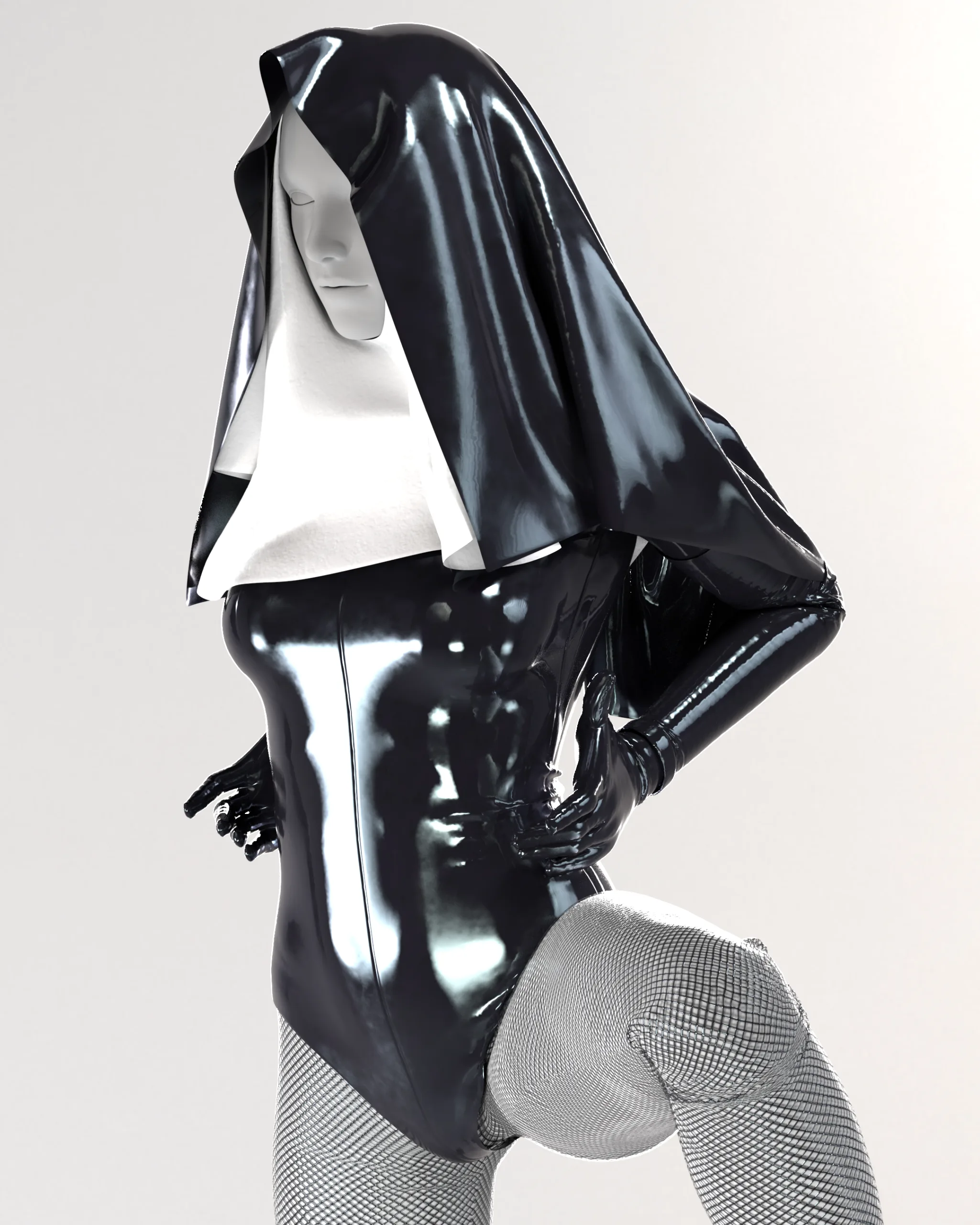 10 Realistic latex costumes (Marvelous Designer + Clo3d + OBJ + FBX + Texture)