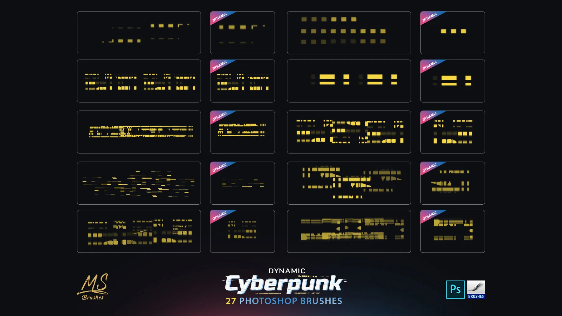 Cyberpunk Photoshop Brushes