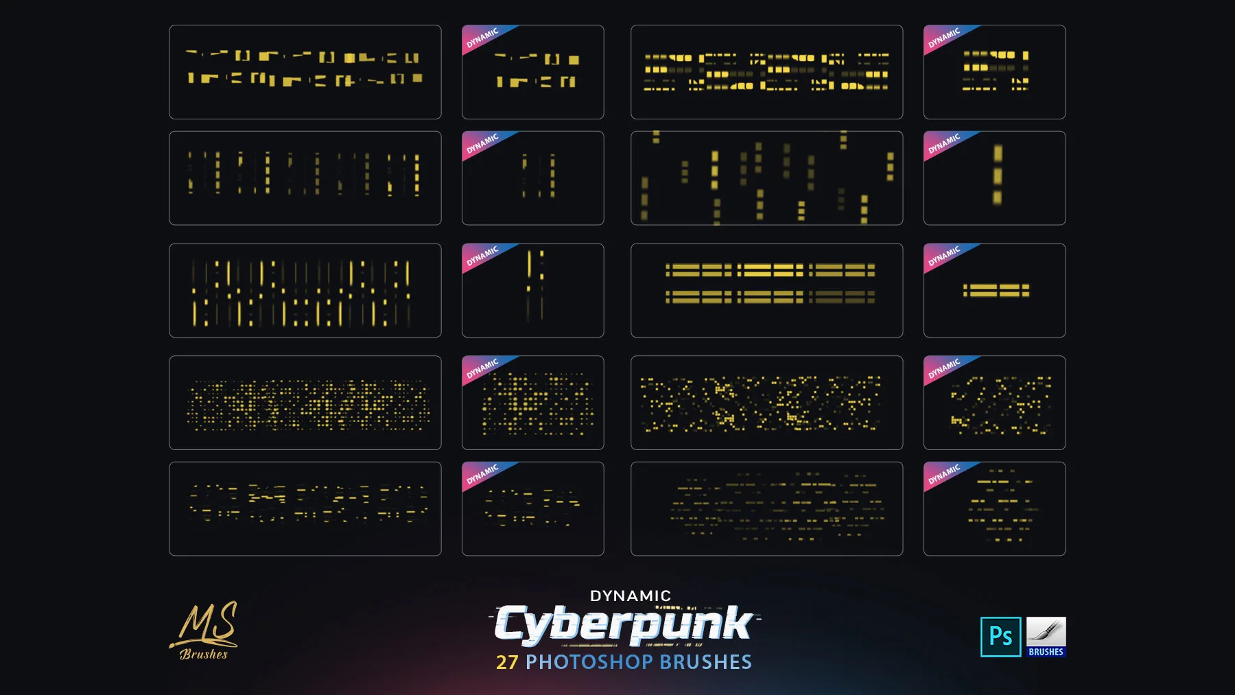 Cyberpunk Photoshop Brushes