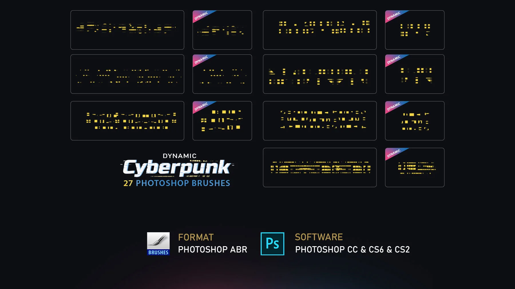 Cyberpunk Photoshop Brushes