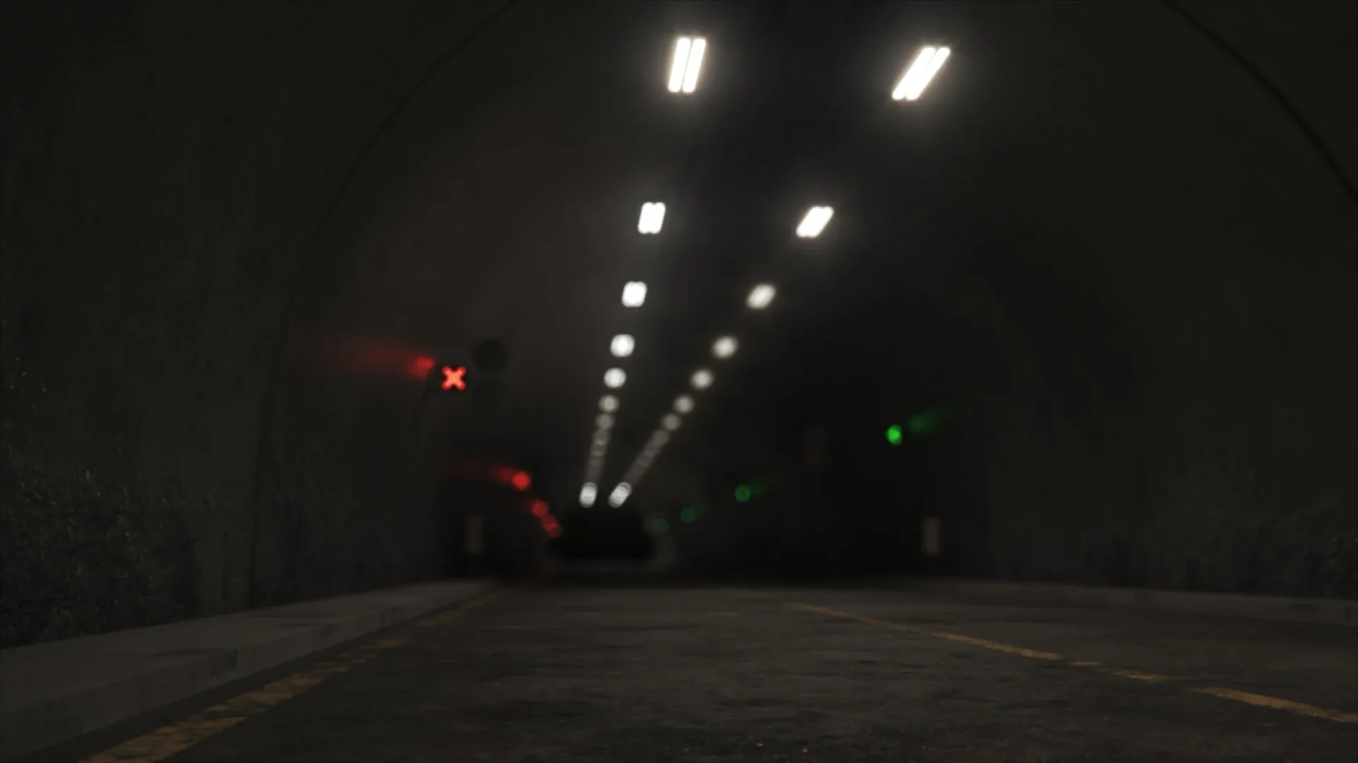 Impressive Highway Tunnel