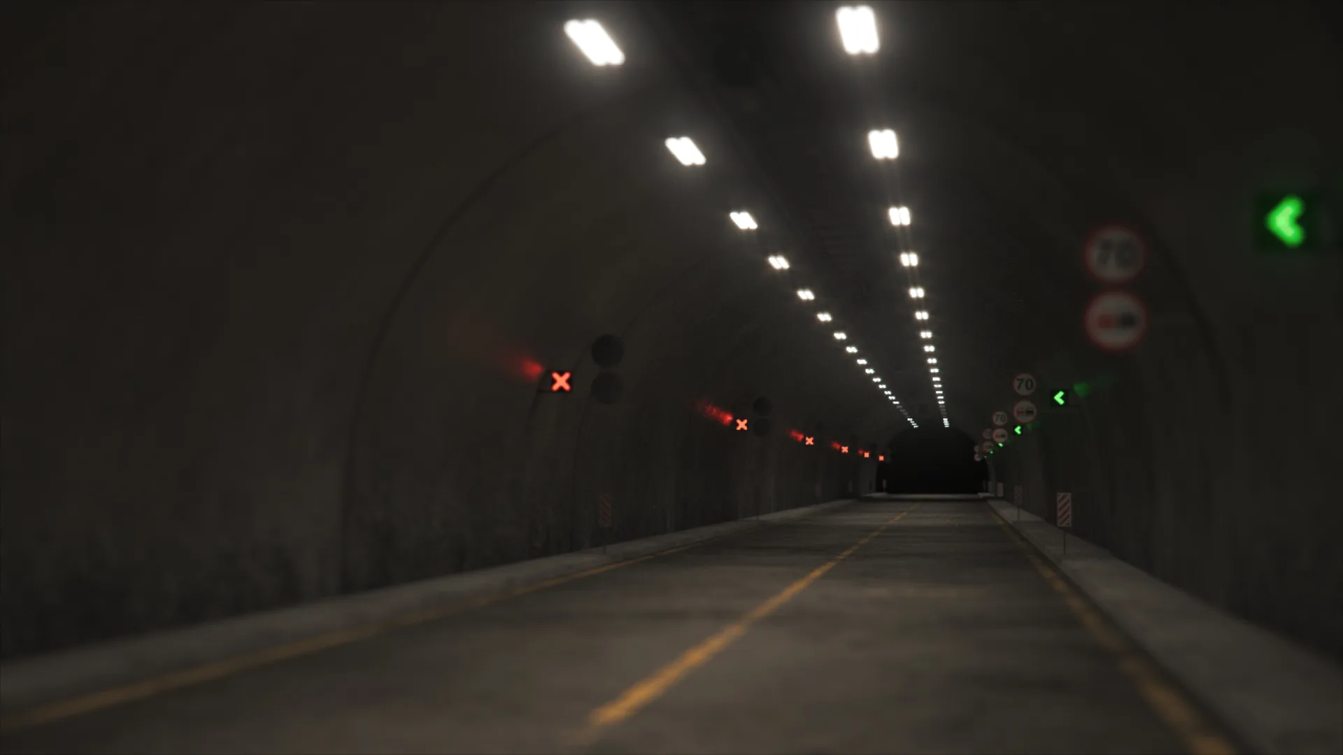 Impressive Highway Tunnel