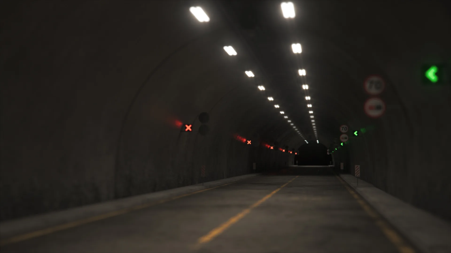 Impressive Highway Tunnel