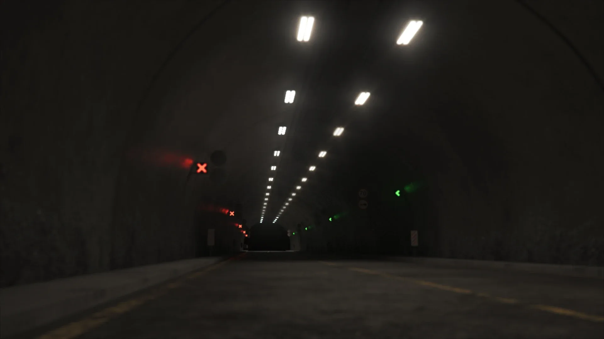 Impressive Highway Tunnel