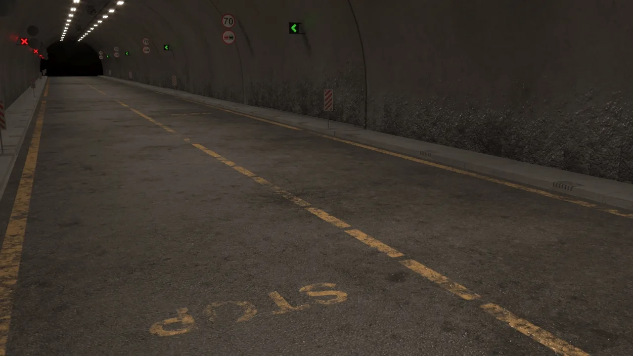 Impressive Highway Tunnel