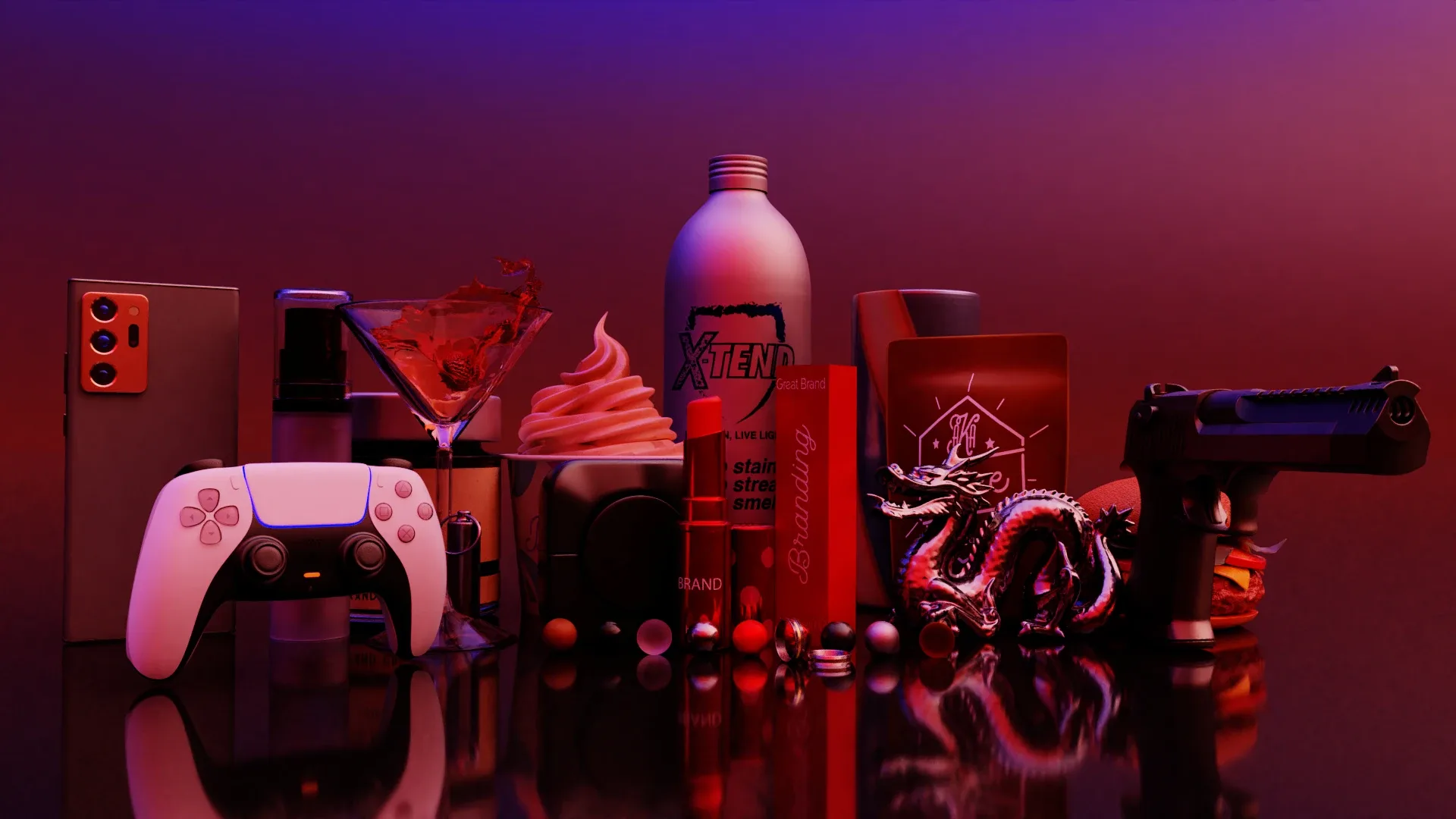 Products and Objects 3D Rendering HDRI Pack