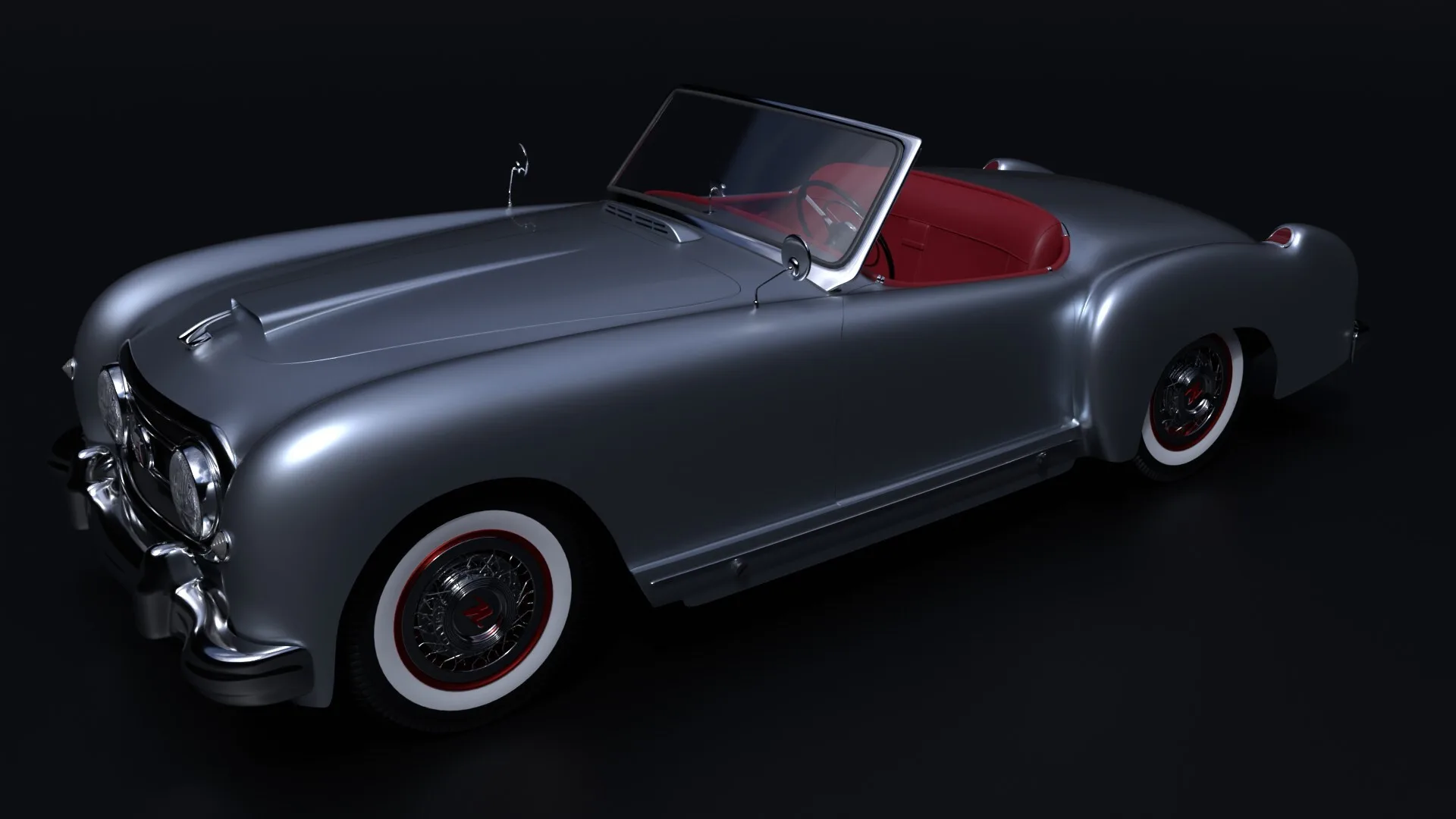 Blender Vintage Car Creation FlippedNormals