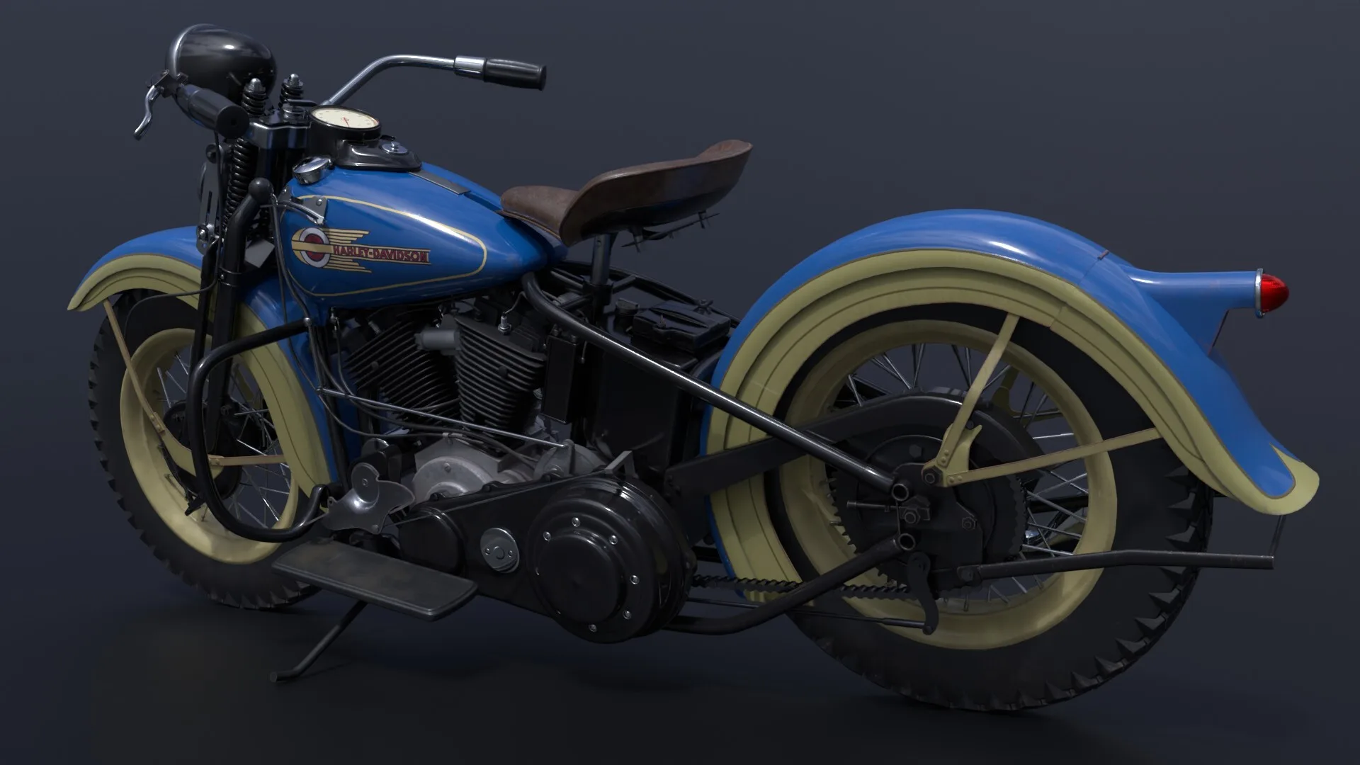 Motorcycle Creation with Blender and Substance Painter