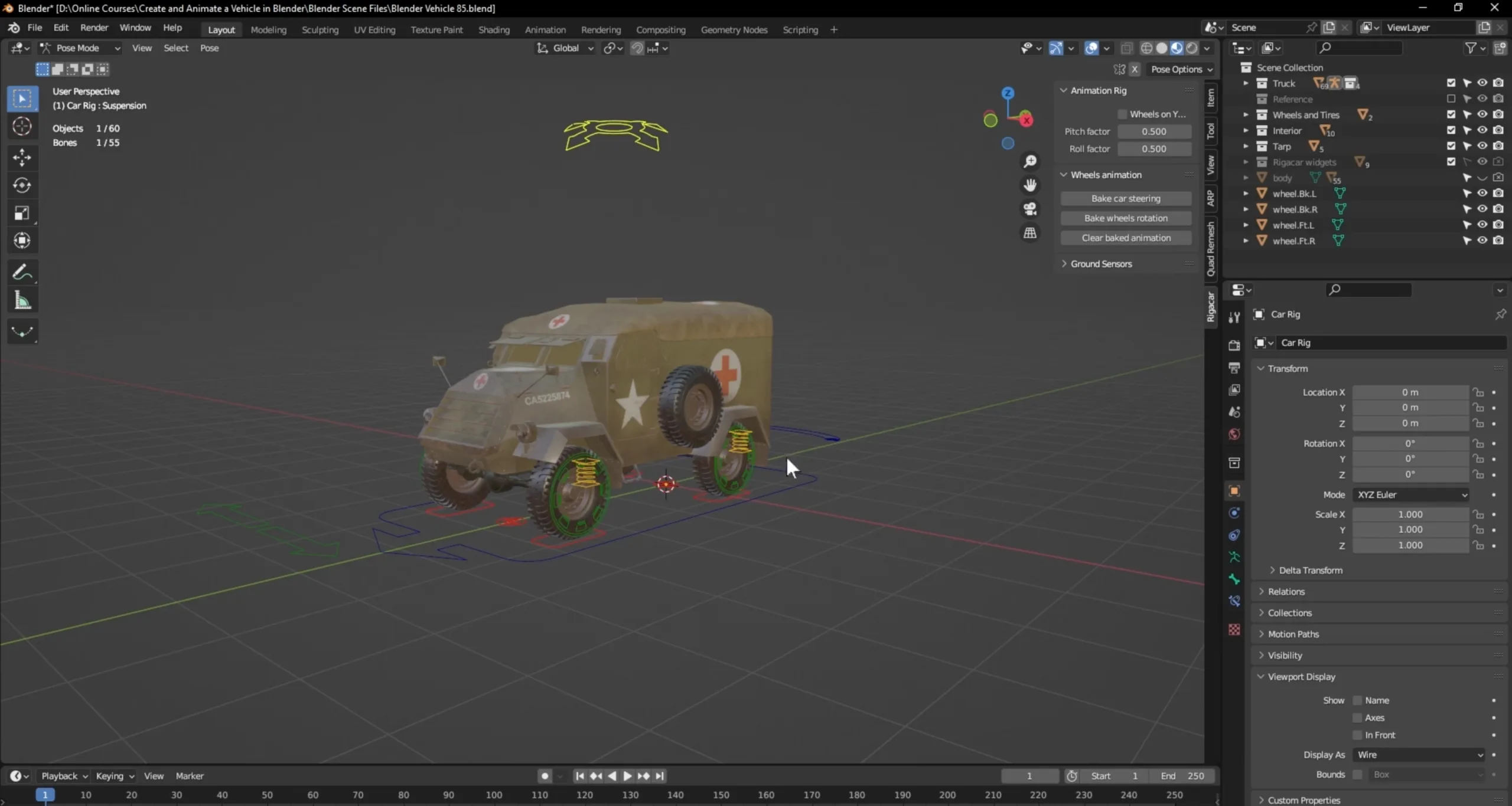 Create and Animate a Vehicle with Blender and Substance Painter