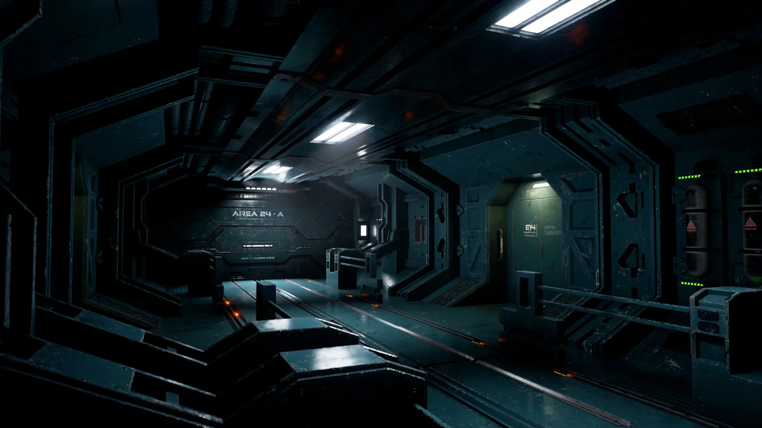 Modular Sci-fi Corridor Kitbash (3ds Max and UE5)