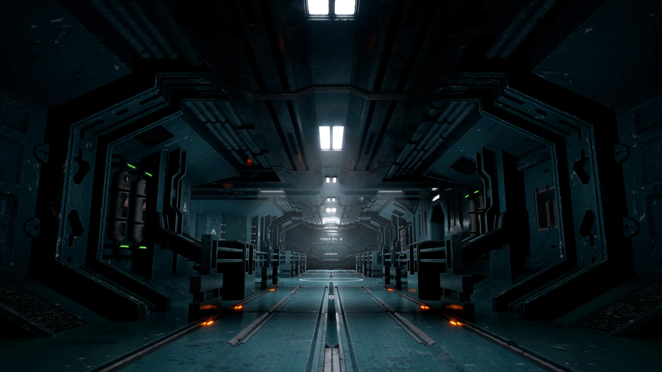 Modular Sci-fi Corridor Kitbash (3ds Max and UE5)