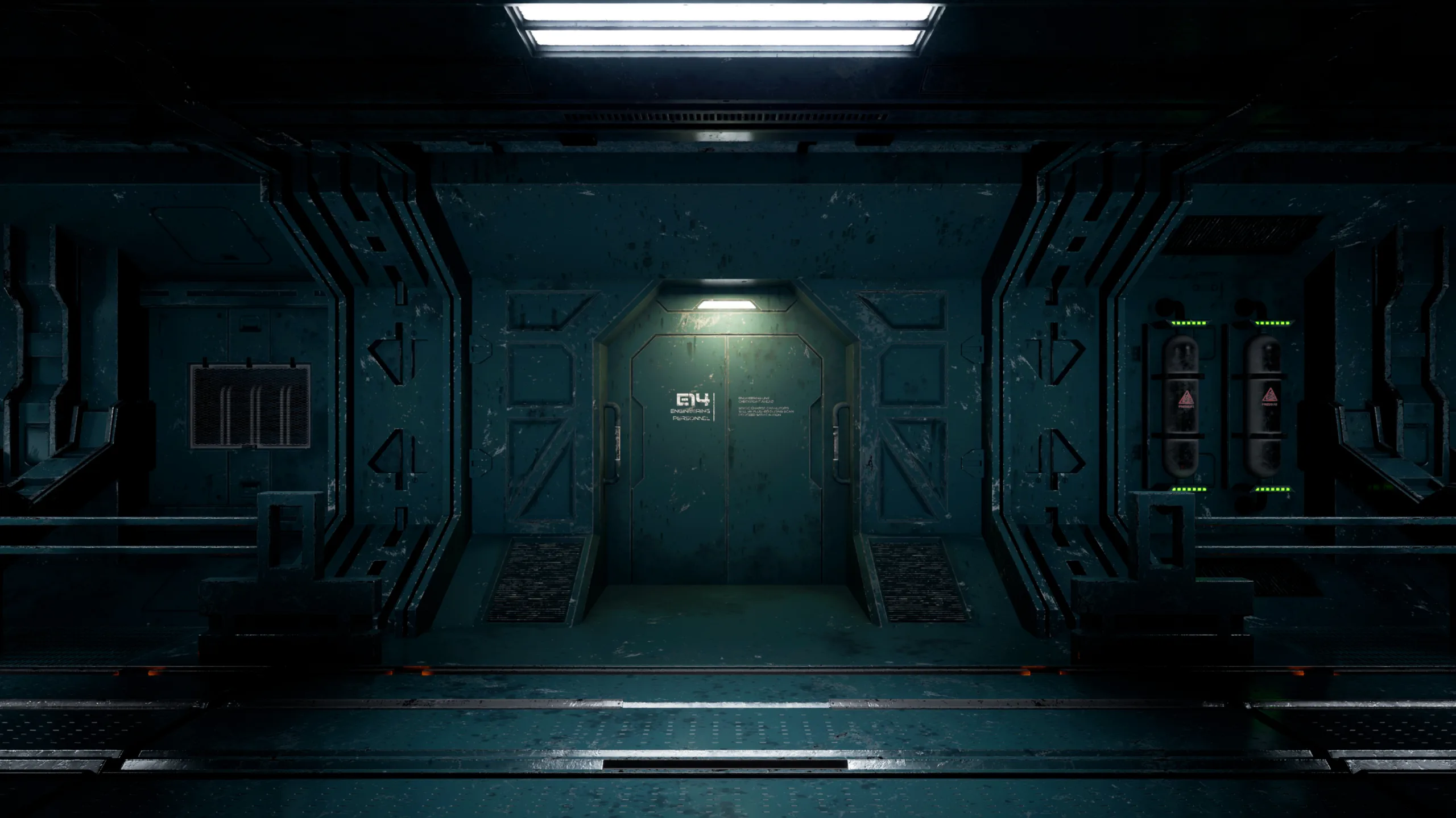 Modular Sci-fi Corridor Kitbash (3ds Max and UE5)