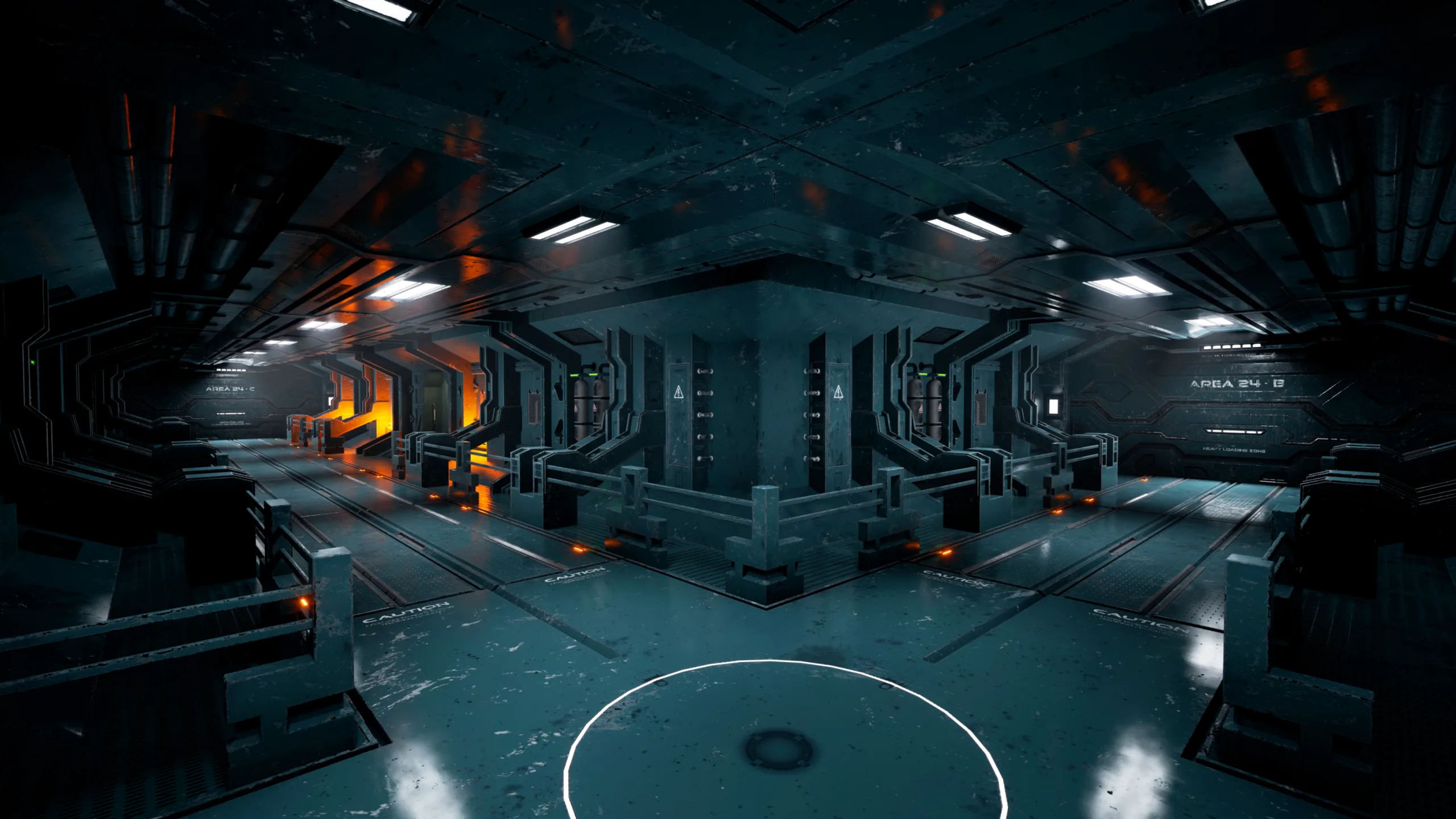 Modular Sci-fi Corridor Kitbash (3ds Max and UE5)