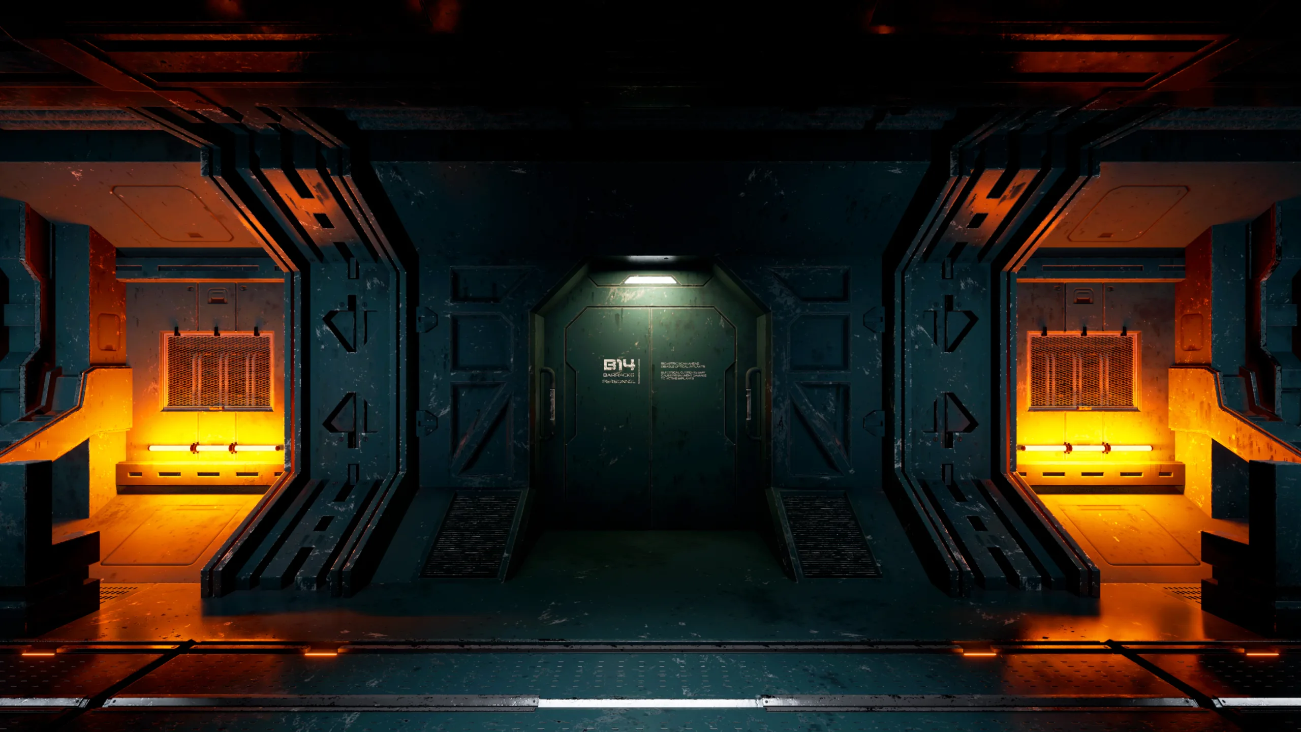 Modular Sci-fi Corridor Kitbash (3ds Max and UE5)