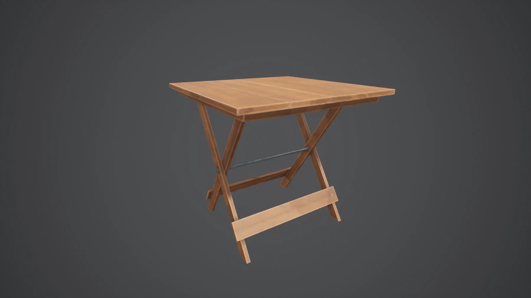 Stylized Chair, Table and Umbrella