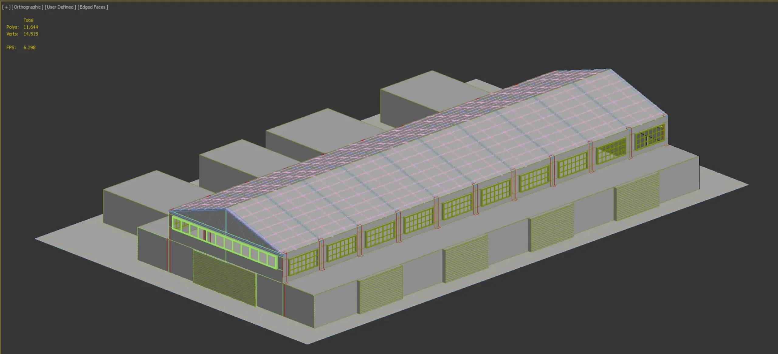 lowpoly ware house 06