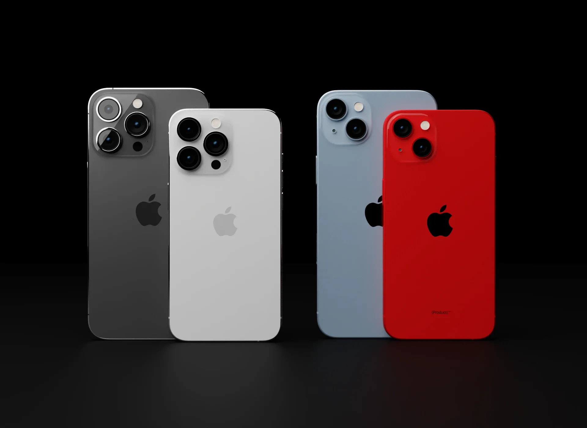 Apple iPhone 14 All Models in Official Design and Colors