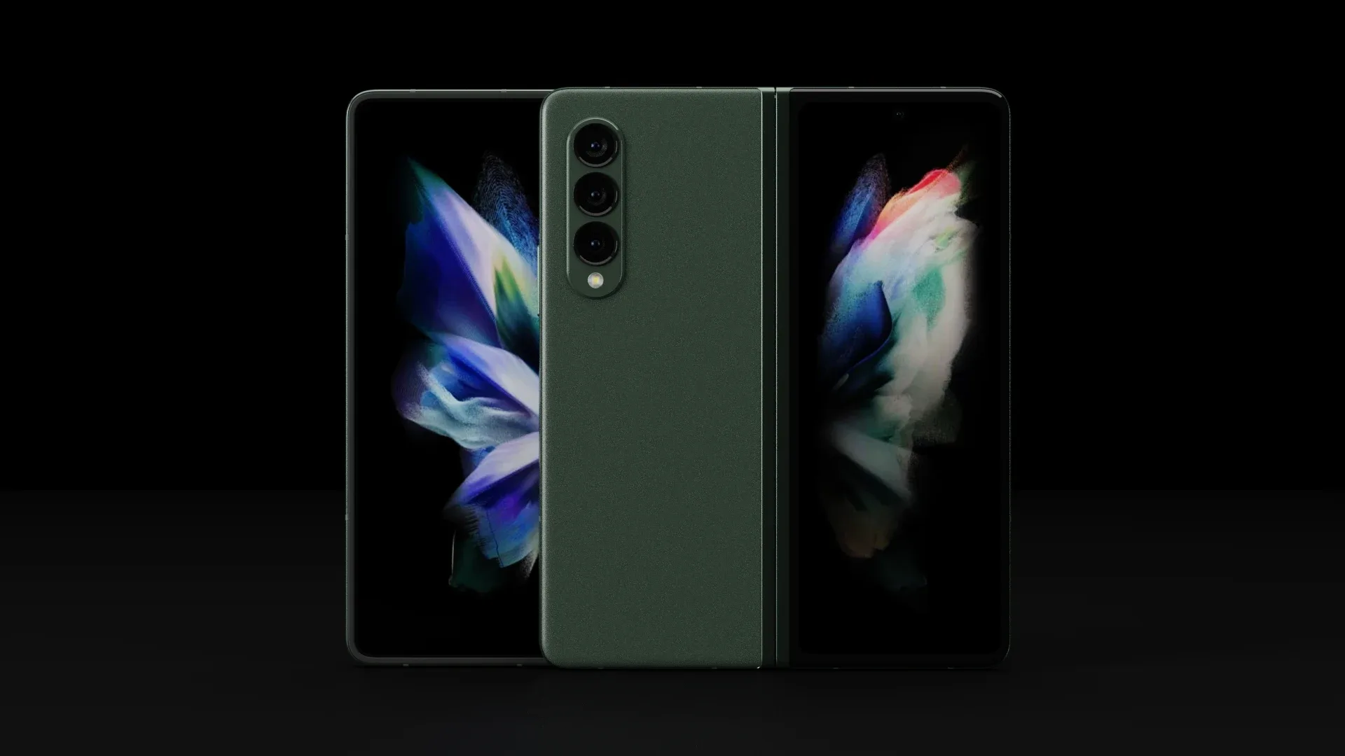 Samsung Galaxy Fold 3 in Official Colors