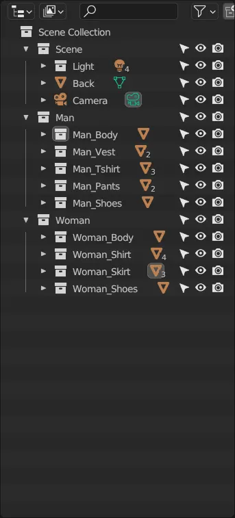 Woman And Man Outfit Set