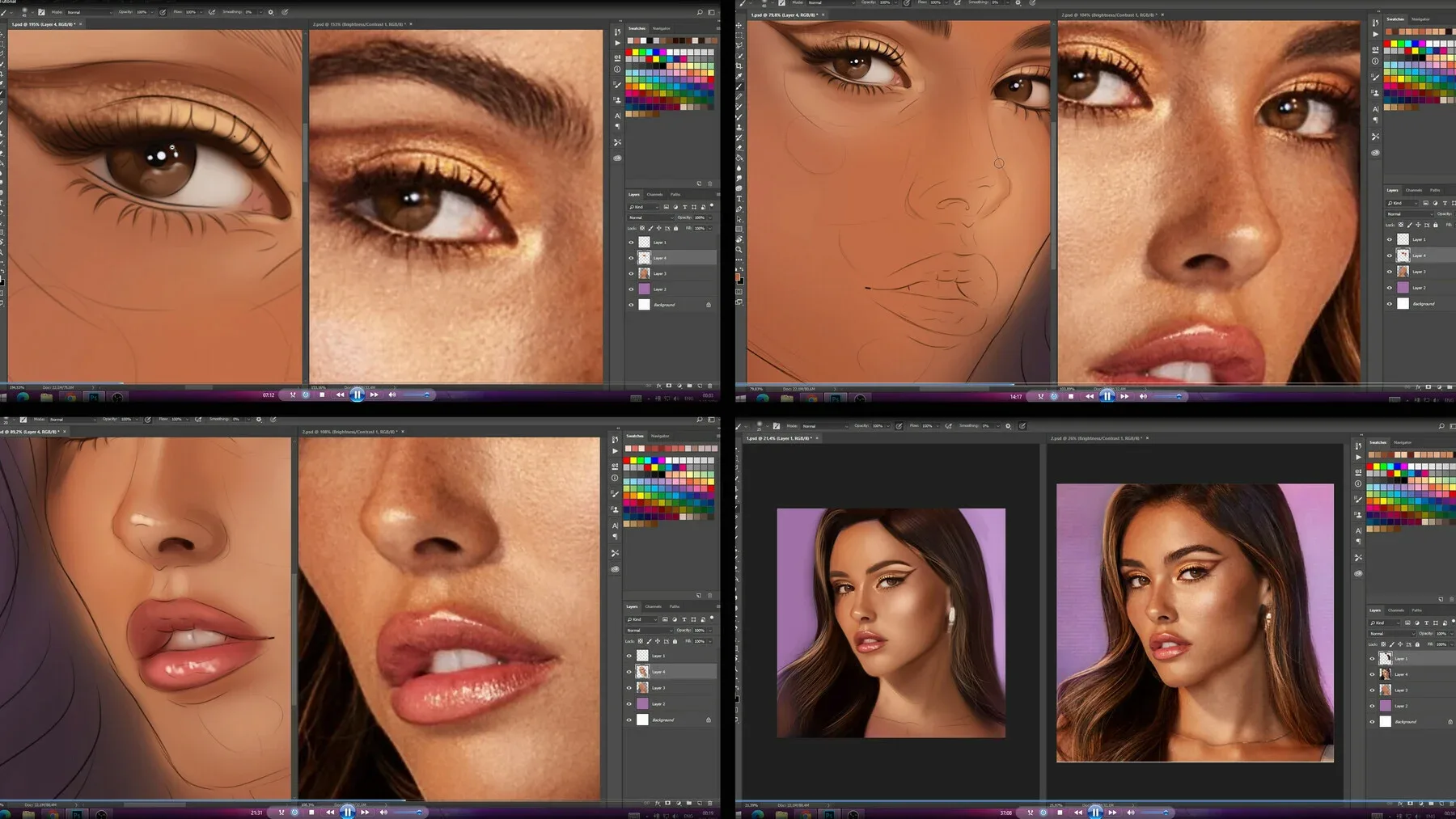Two - Portrait video tutorial bundle