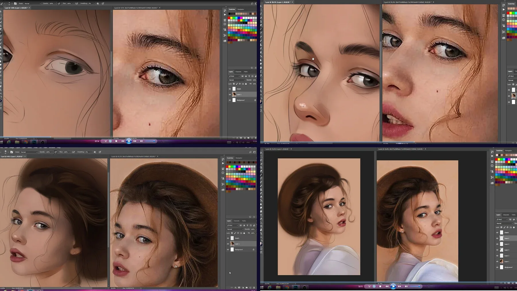 Two - Portrait video tutorial bundle