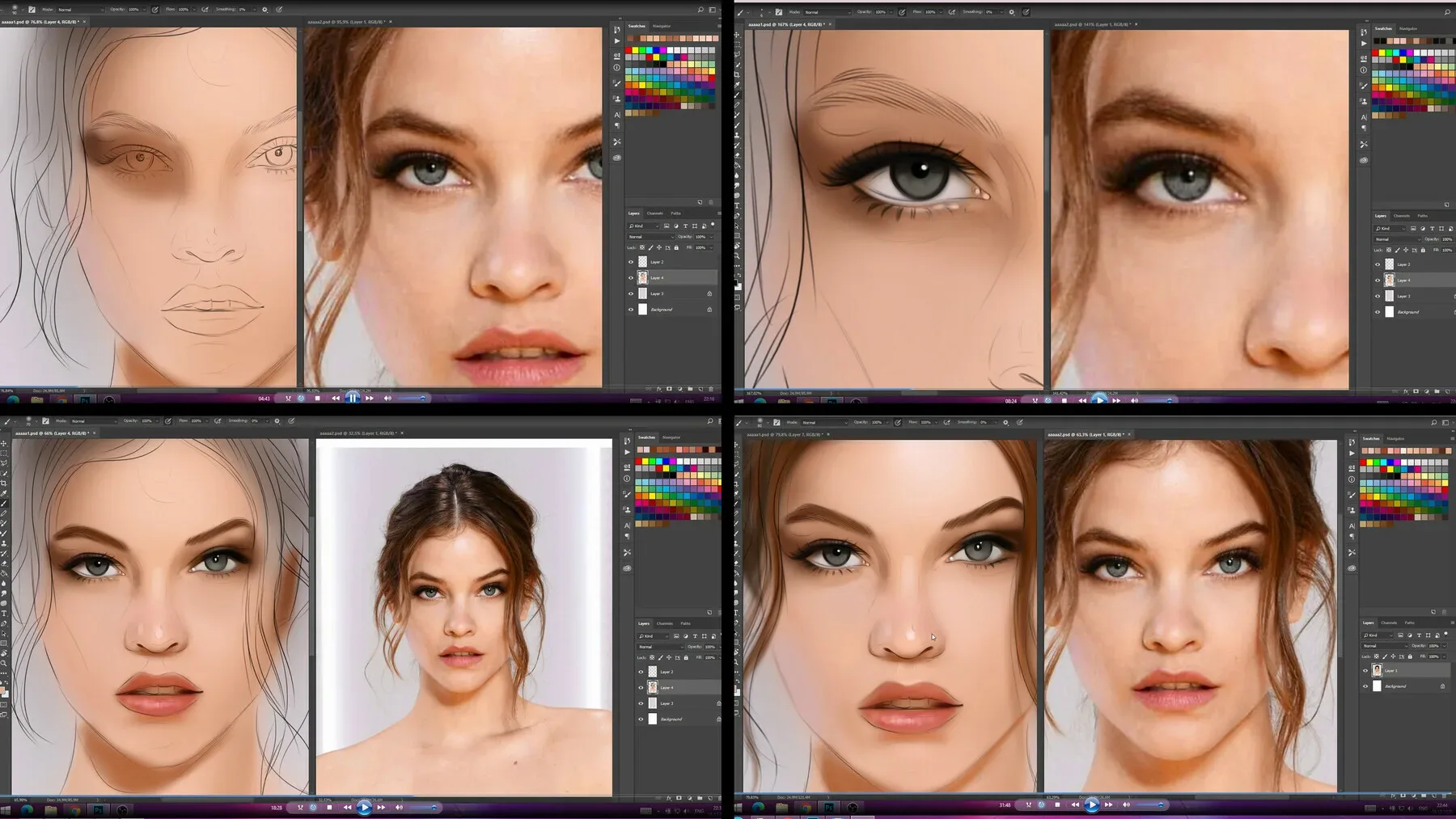 Two - Portrait video tutorial bundle