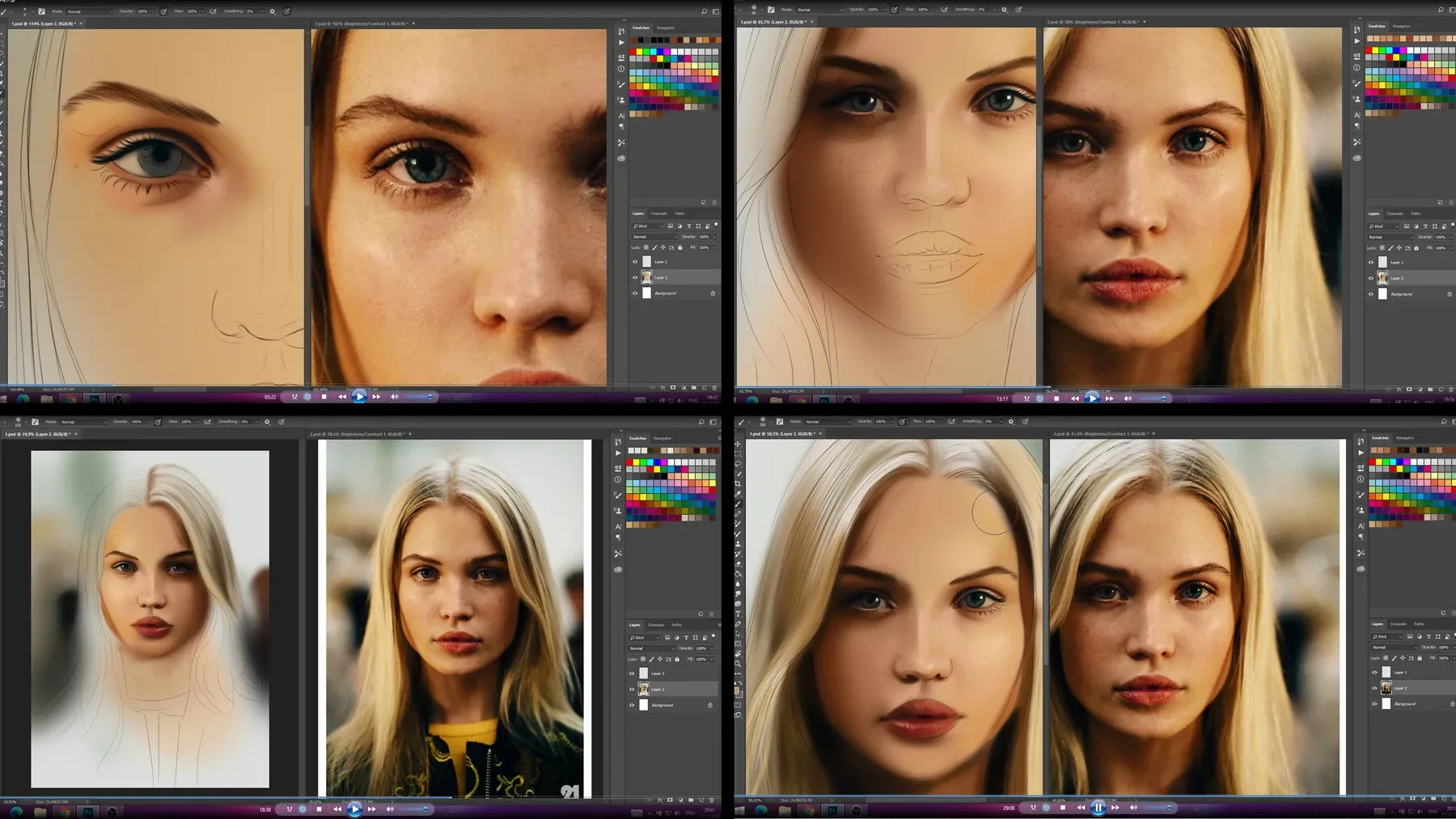 Two - Portrait video tutorial bundle