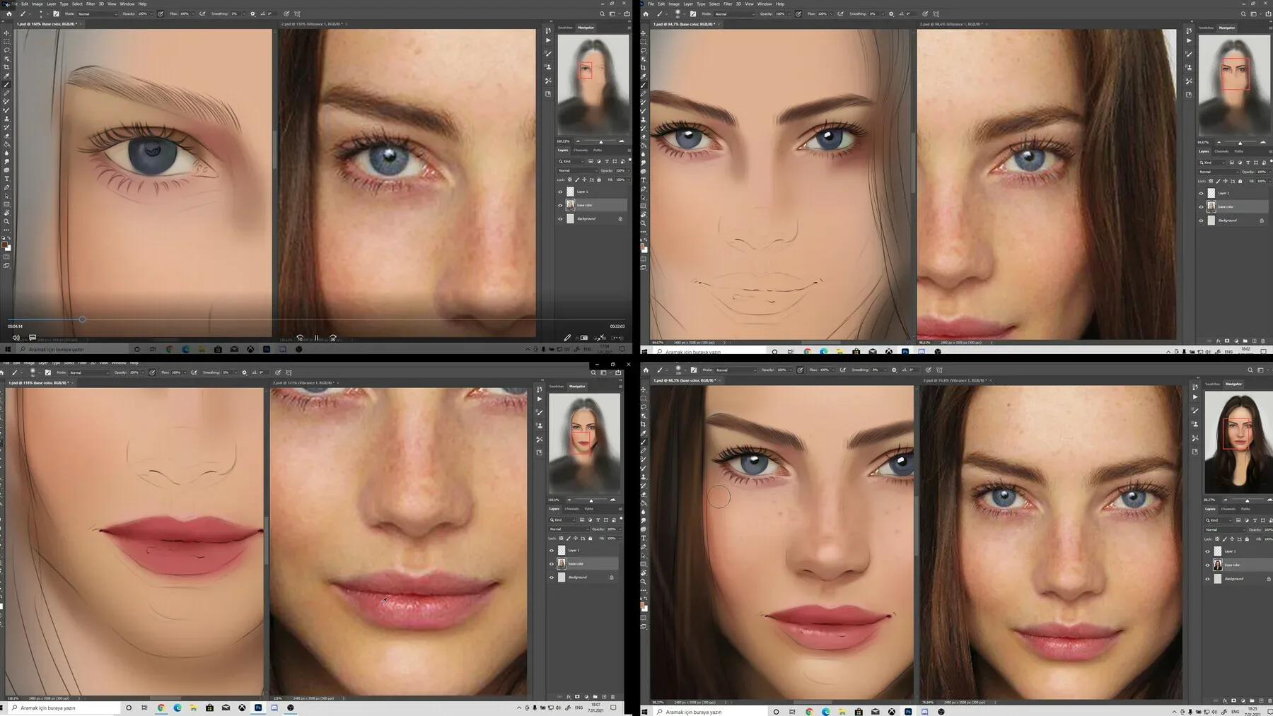 Two - Portrait video tutorial bundle