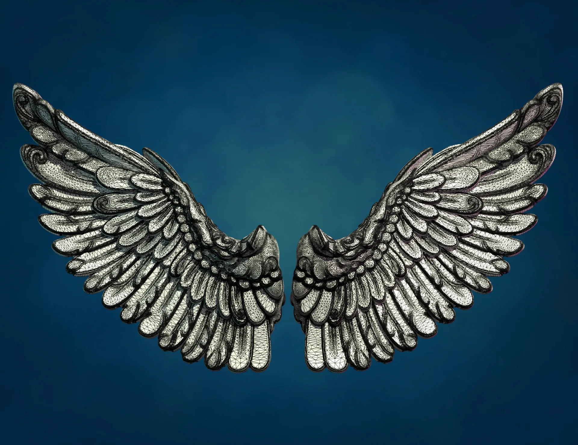 Wings sculpture