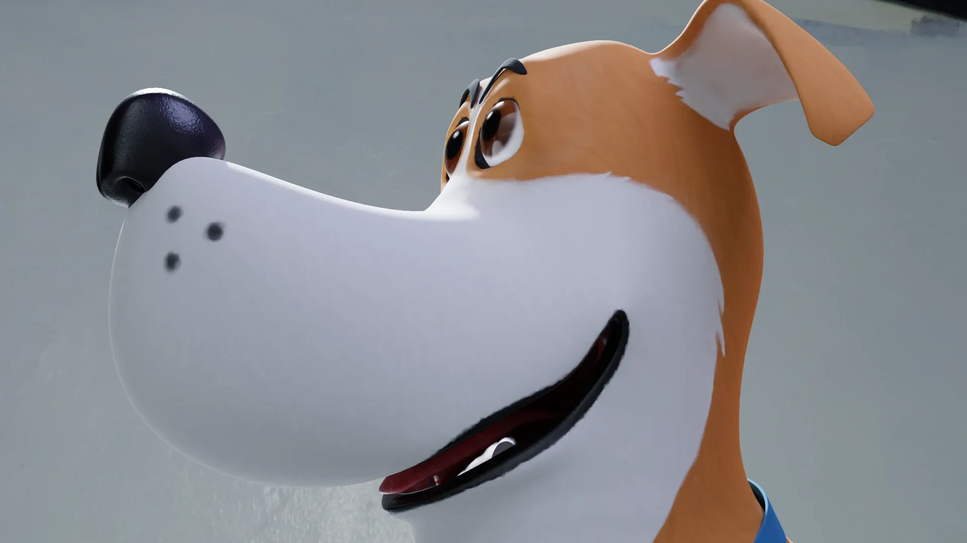 Golden retriever - A cartoon dog rigged animal 3d model for Blender