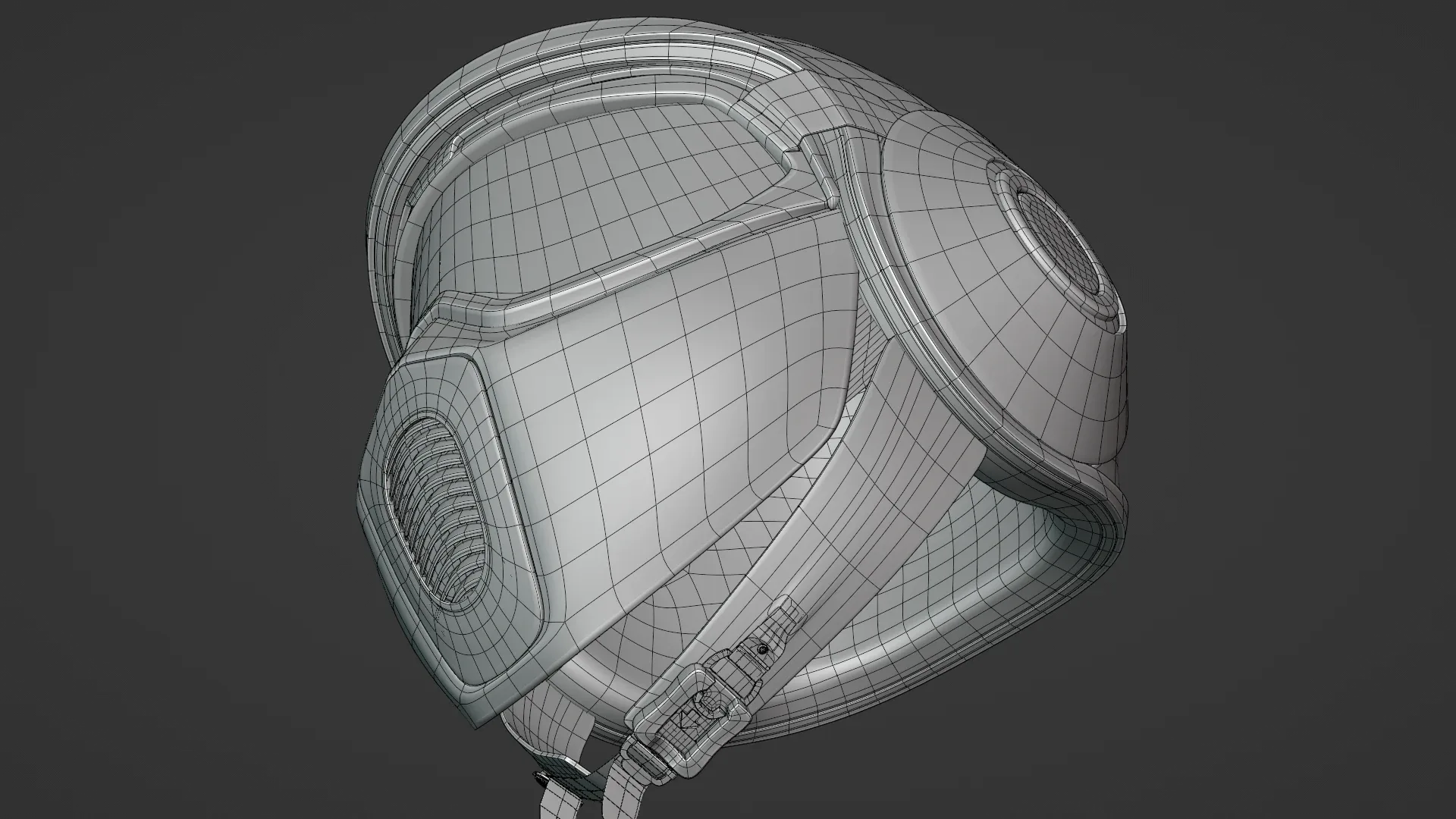 Motorcycle helmet - Shark raw motorcycle gear, A helmet 3d model for production