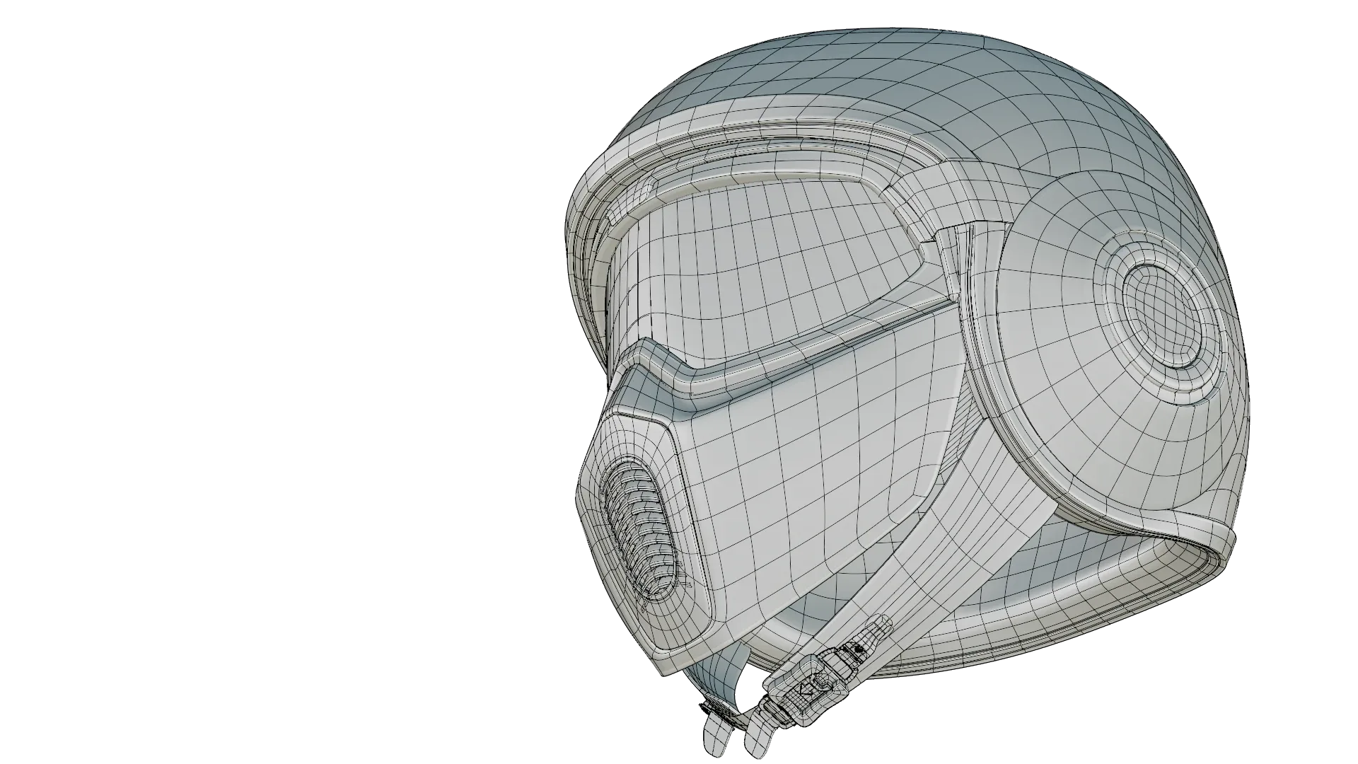 Motorcycle helmet - Shark raw motorcycle gear, A helmet 3d model for production