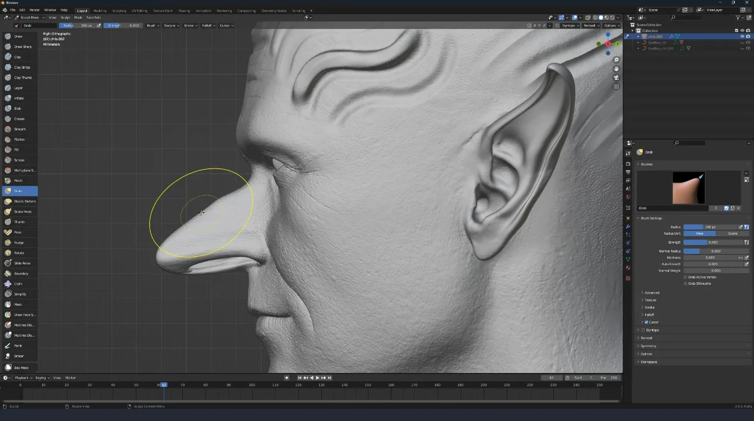 Introduction to Sculpting in Blender for Absolute Beginners