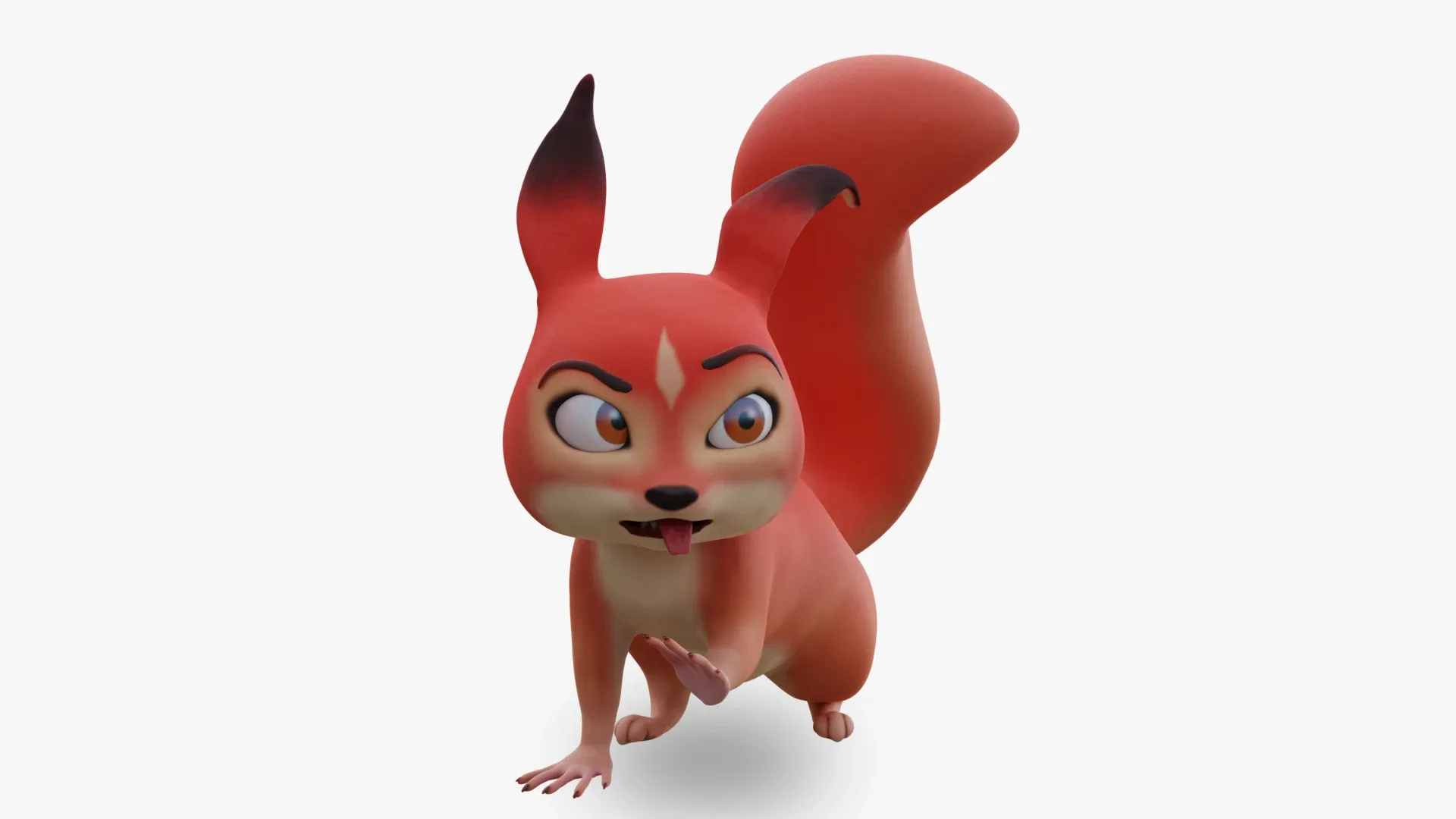 Squirrel - A stylized rigged animal for Blender