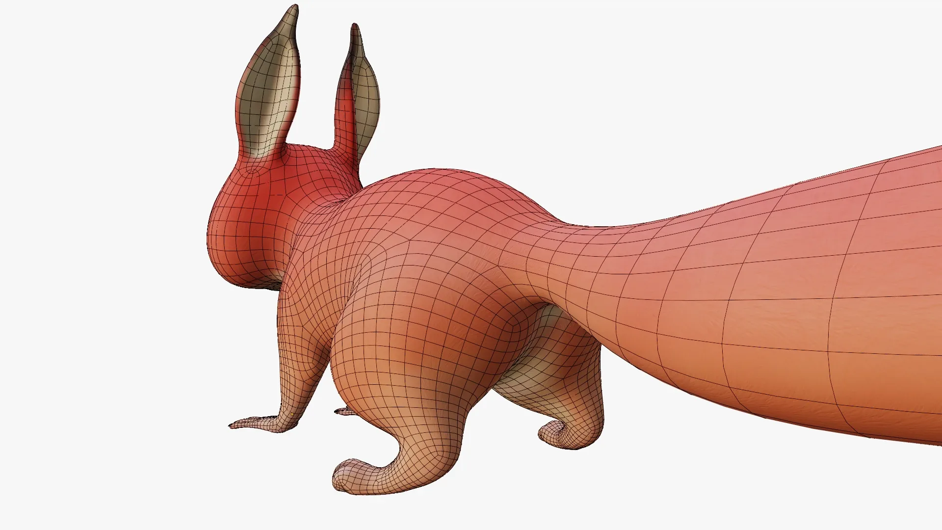 Squirrel - A stylized rigged animal for Blender