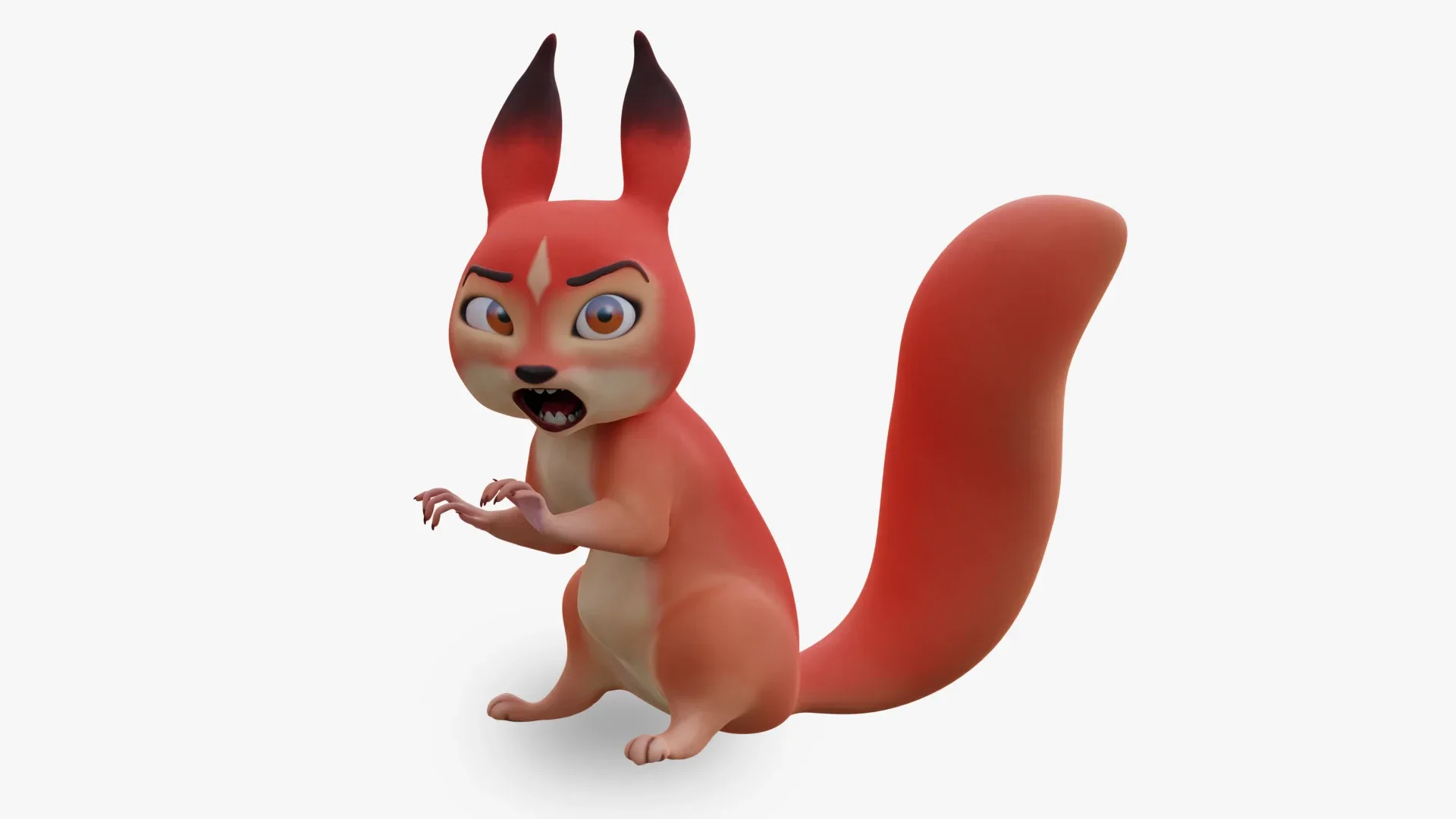 Squirrel - A stylized rigged animal for Blender