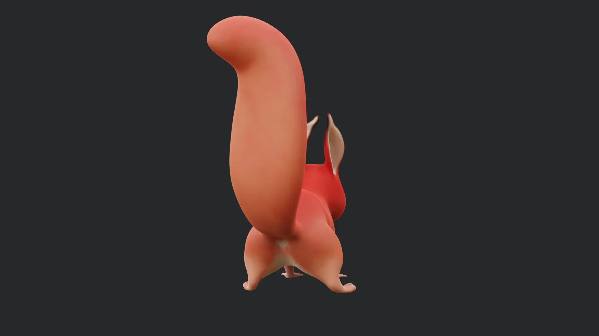 Squirrel - A stylized rigged animal for Blender