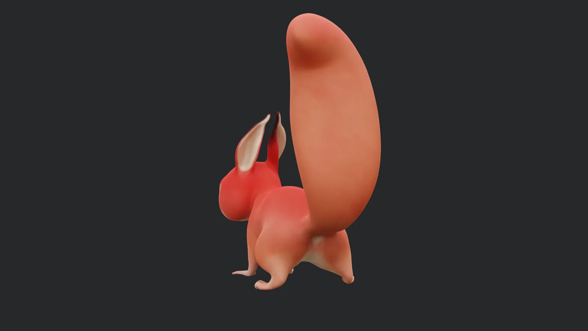 Squirrel - A stylized rigged animal for Blender