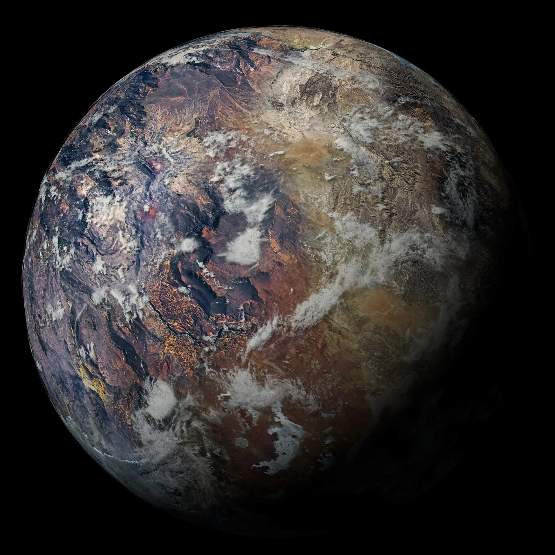 72 PBR Planets Bundle - 8K-16K Textures (Free Sample)