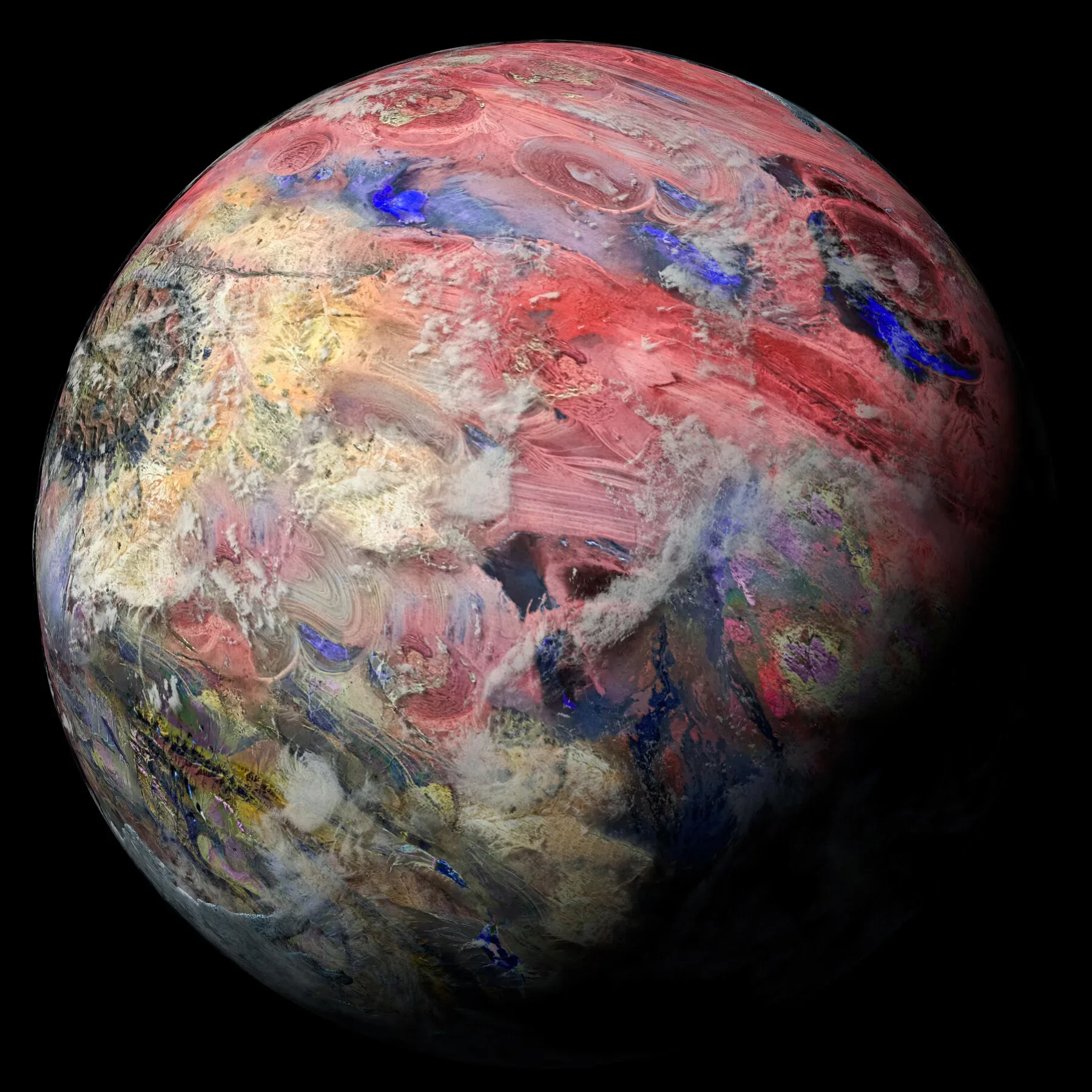 72 PBR Planets Bundle - 8K-16K Textures (Free Sample)