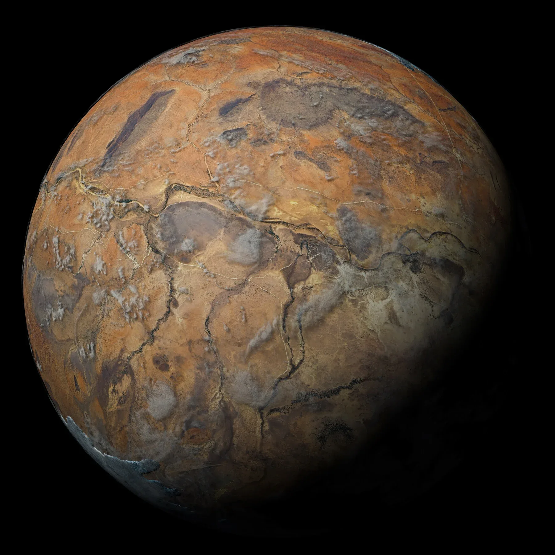 72 PBR Planets Bundle - 8K-16K Textures (Free Sample)