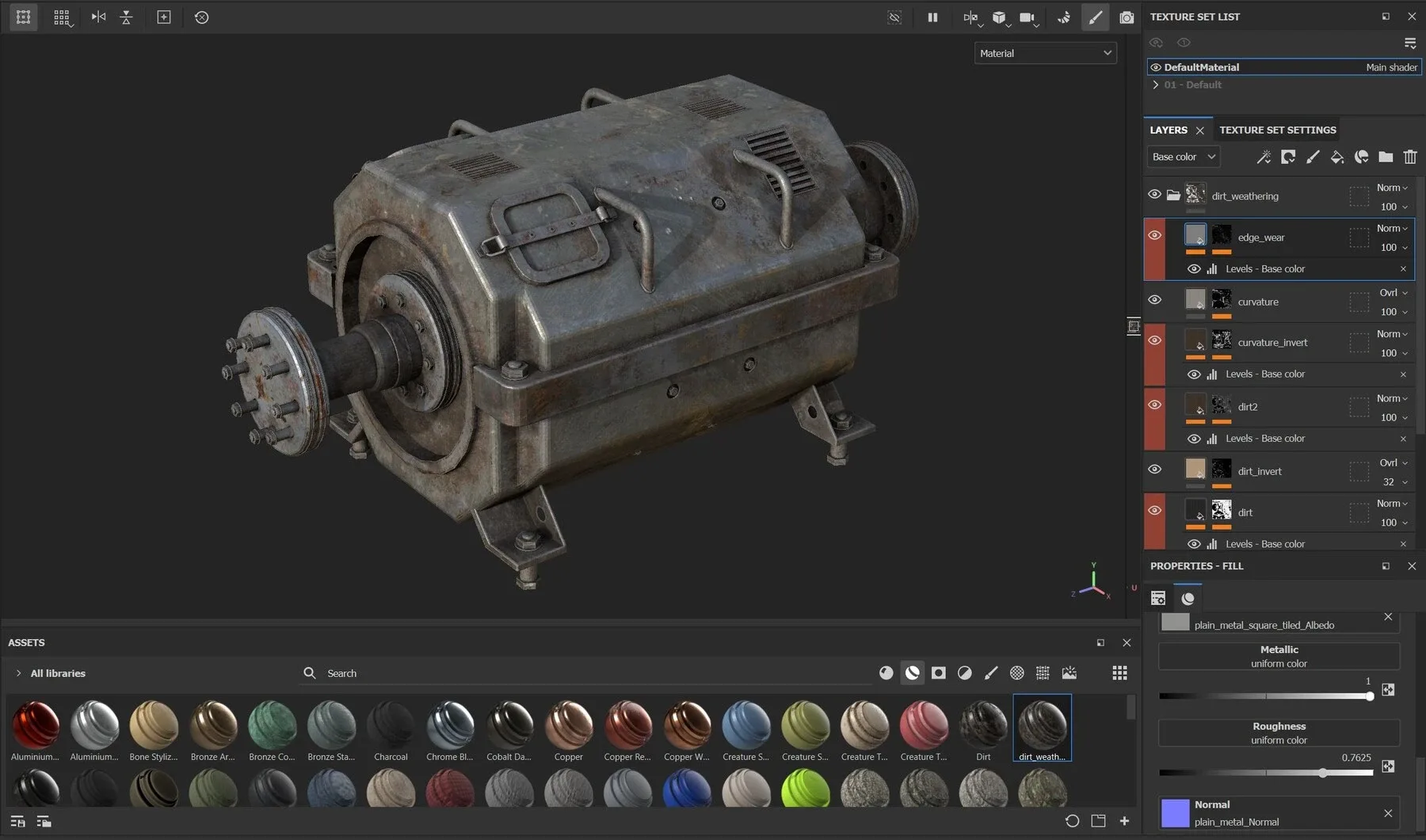 Dirt / Weathering / Rust - Substance Smart Material 8K