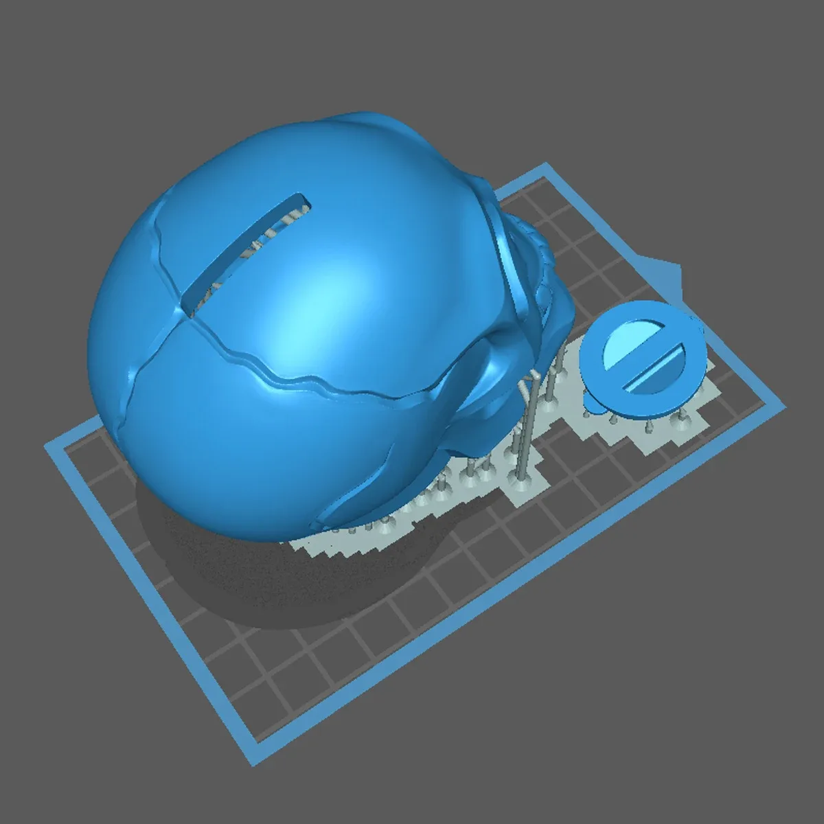 Skull Moneybox-3D Printable