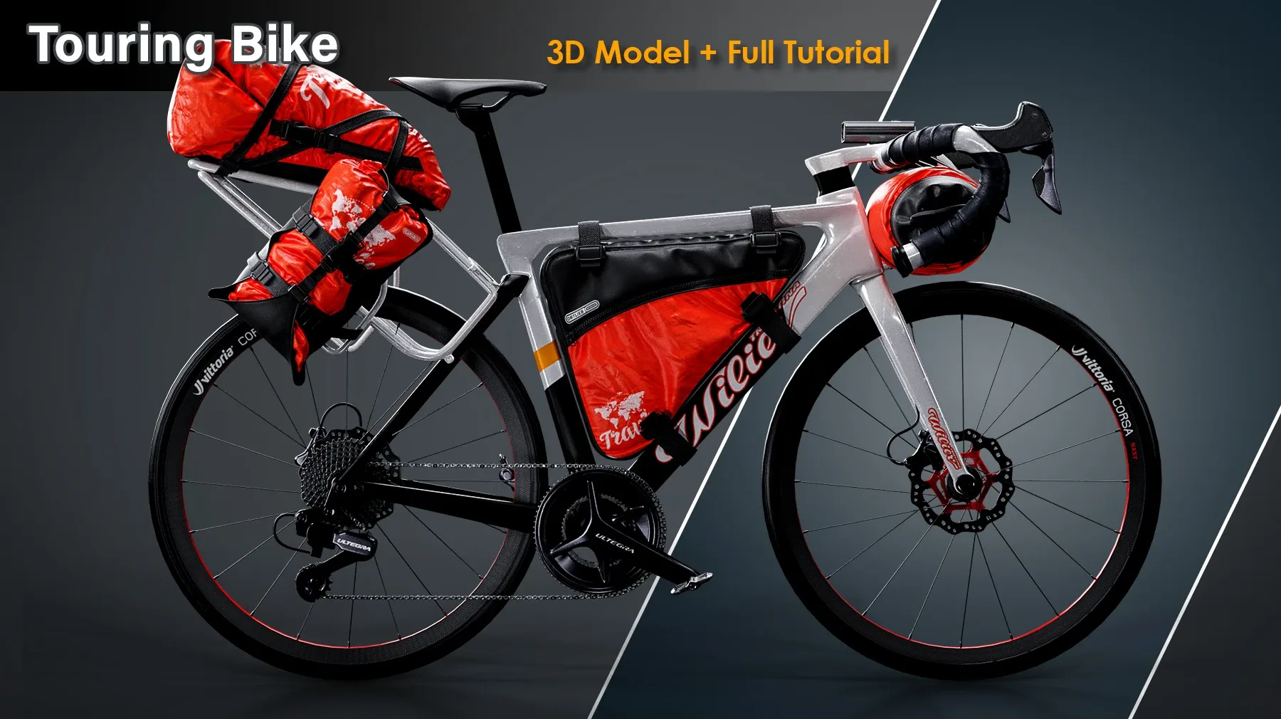 Touring Bike / Full Tutorial + 3D Model